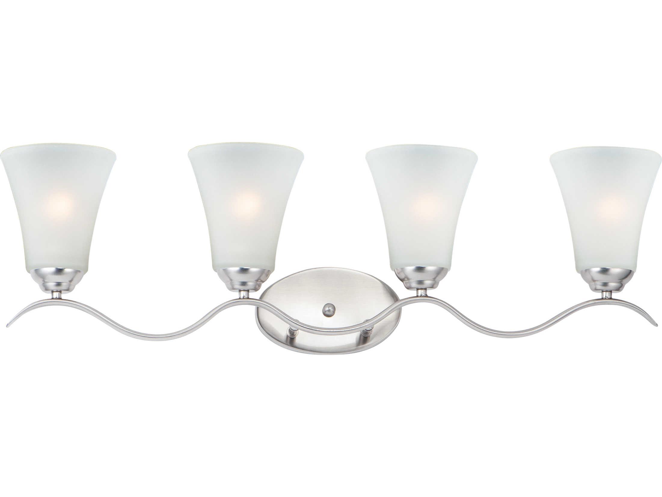 Maxim Lighting Vital 4-Light Bronze Glass Vanity Light