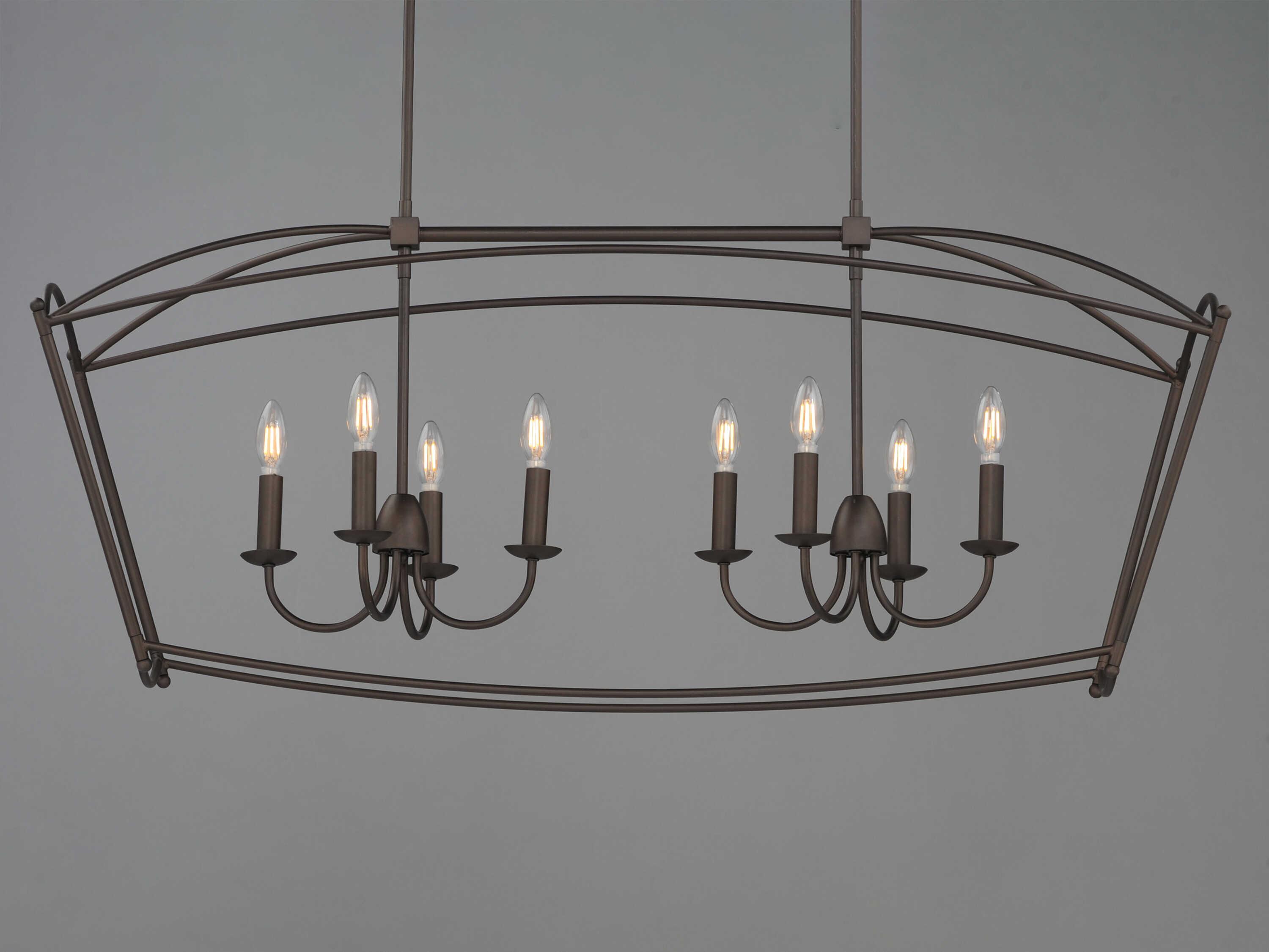 Maxim Lighting Plumette 8-Light Chestnut Bronze Island Pendant