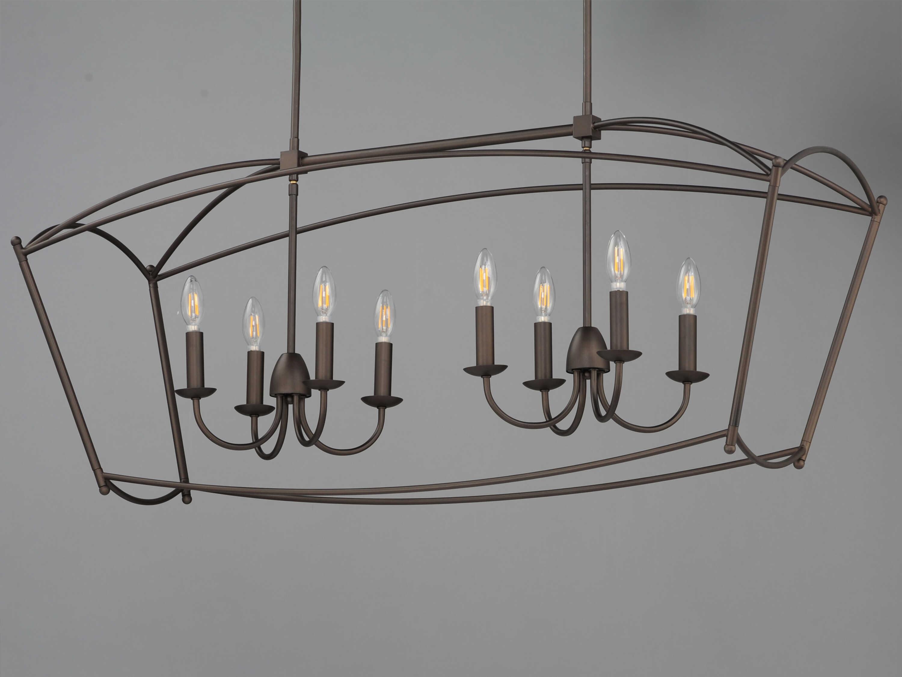 Maxim Lighting Plumette 8-Light Chestnut Bronze Island Pendant