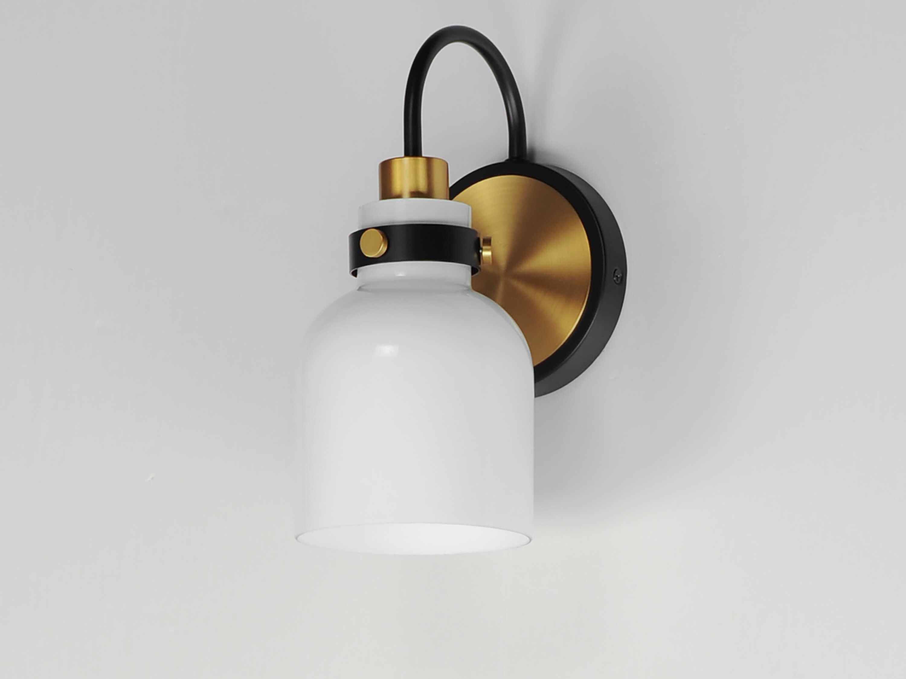 Maxim Lighting Milk 1-Light Satin Brass Wall Sconce