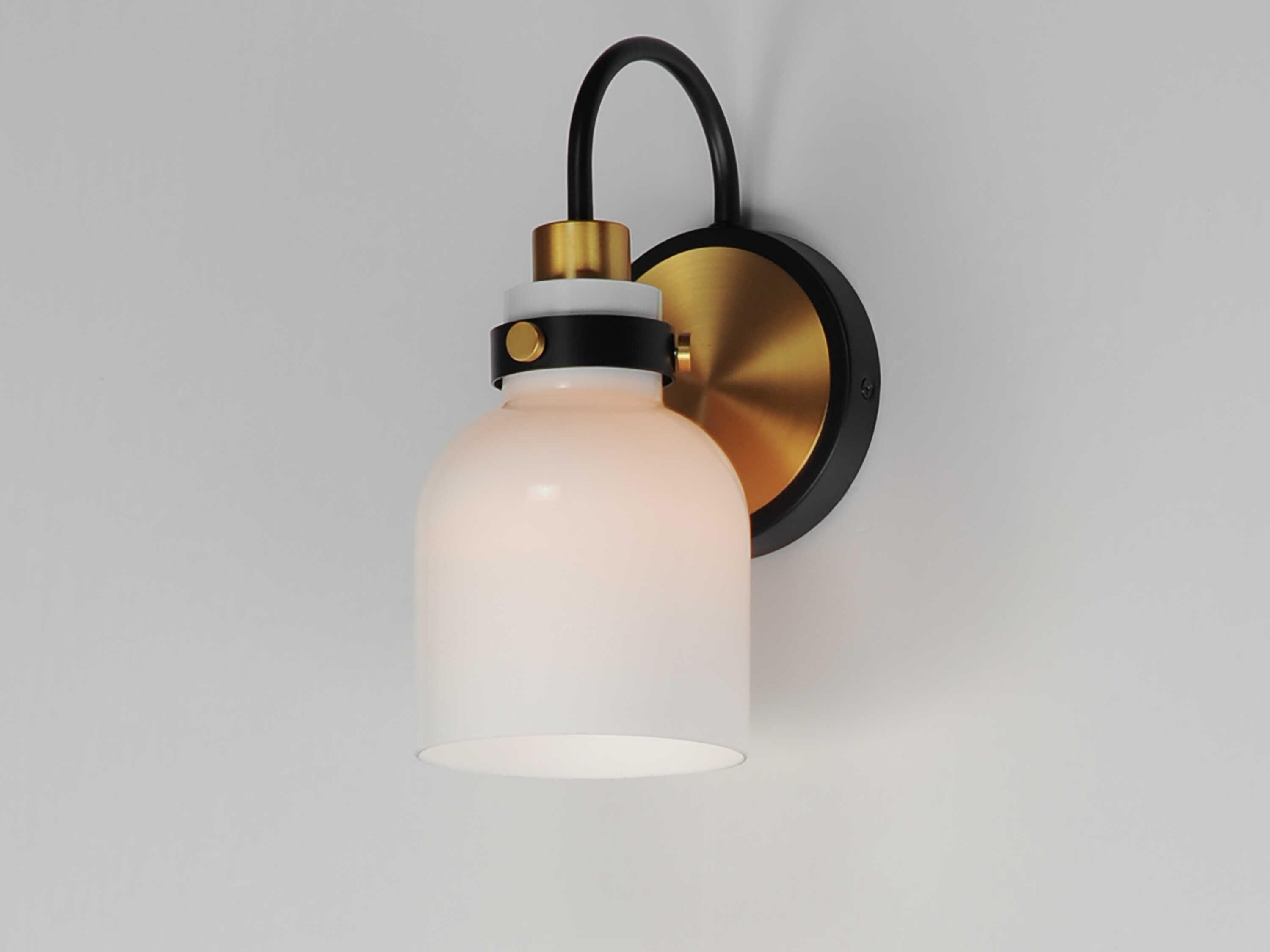 Maxim Lighting Milk 1-Light Satin Brass Wall Sconce