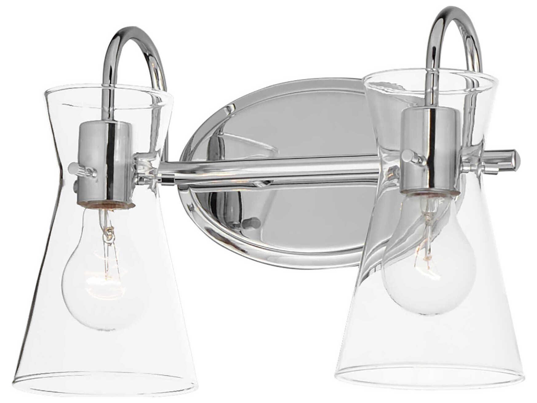 Maxim Lighting Ava 2-Light Polished Chrome Vanity Light
