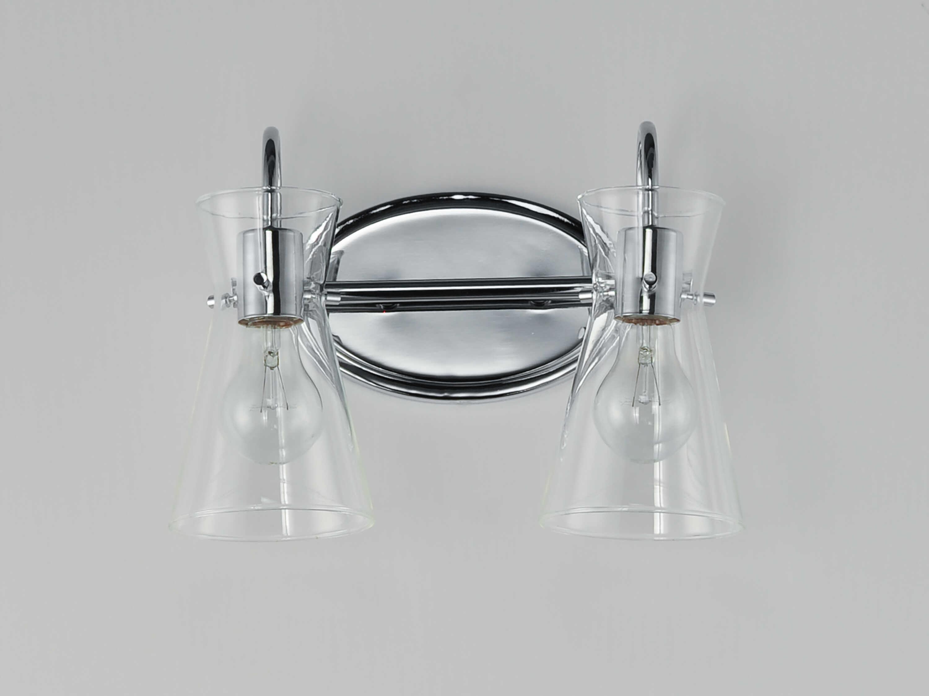 Maxim Lighting Ava 2-Light Polished Chrome Vanity Light