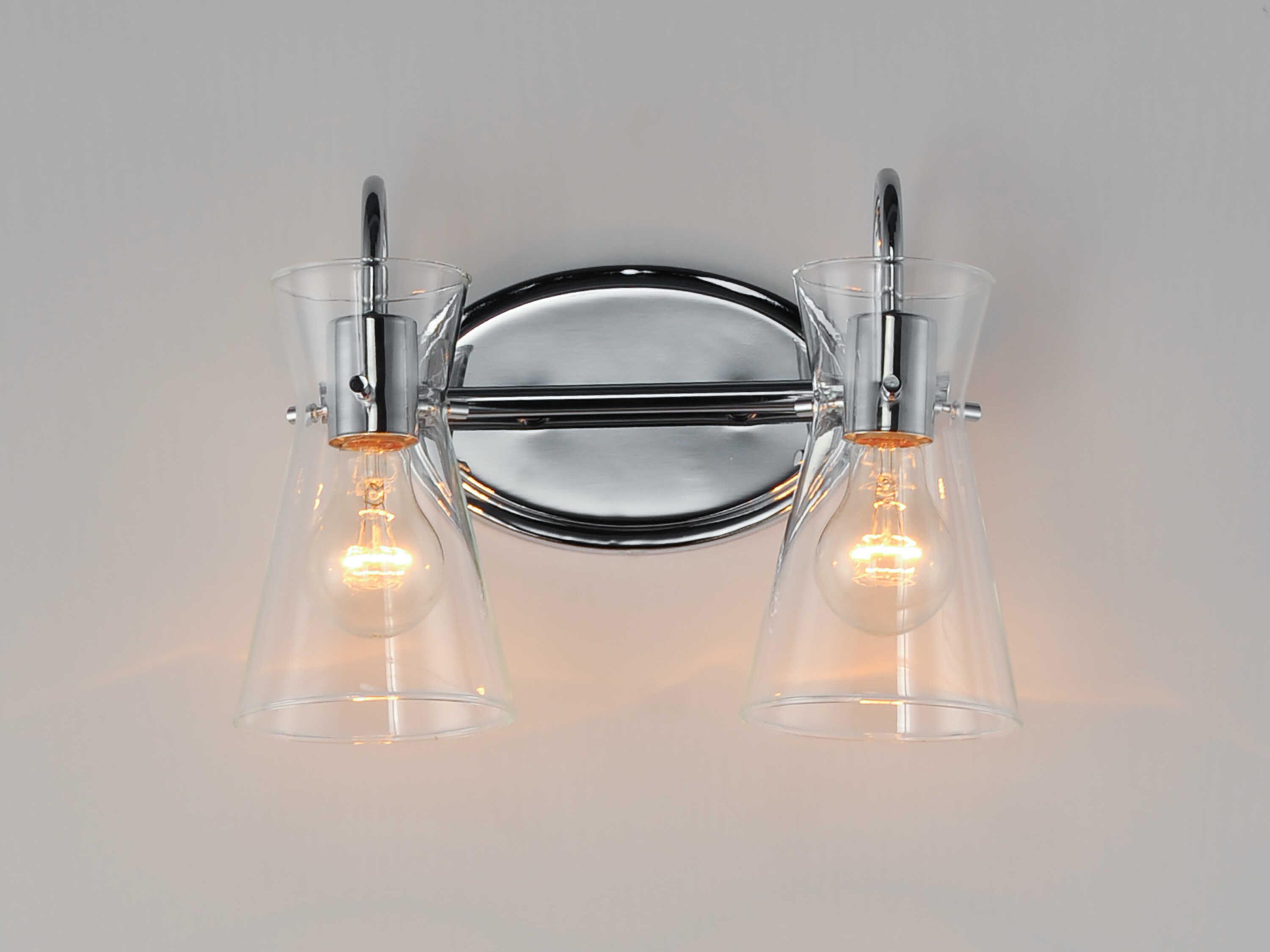 Maxim Lighting Ava 2-Light Polished Chrome Vanity Light