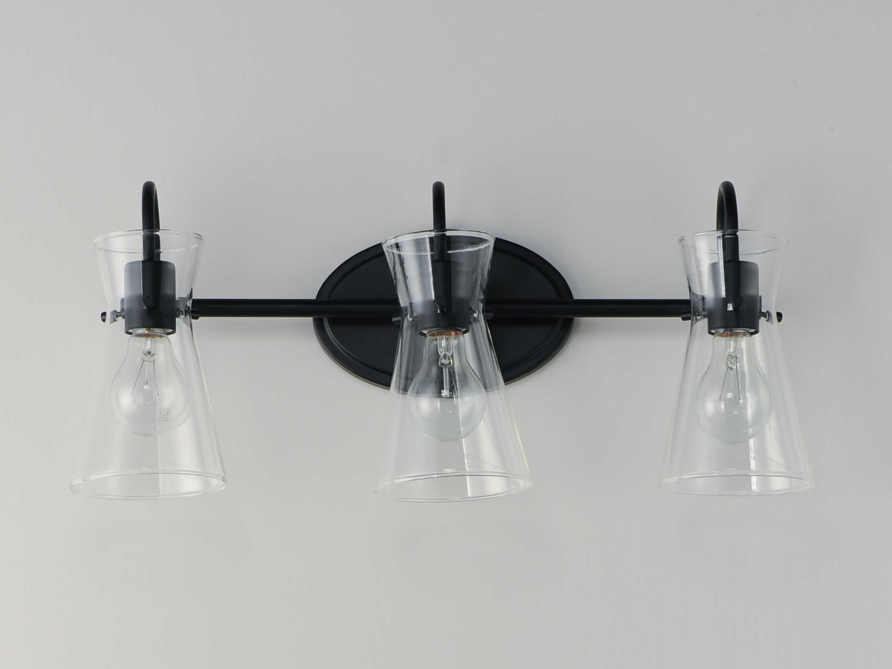 Maxim Lighting Ava 3-Light Black Vanity Light