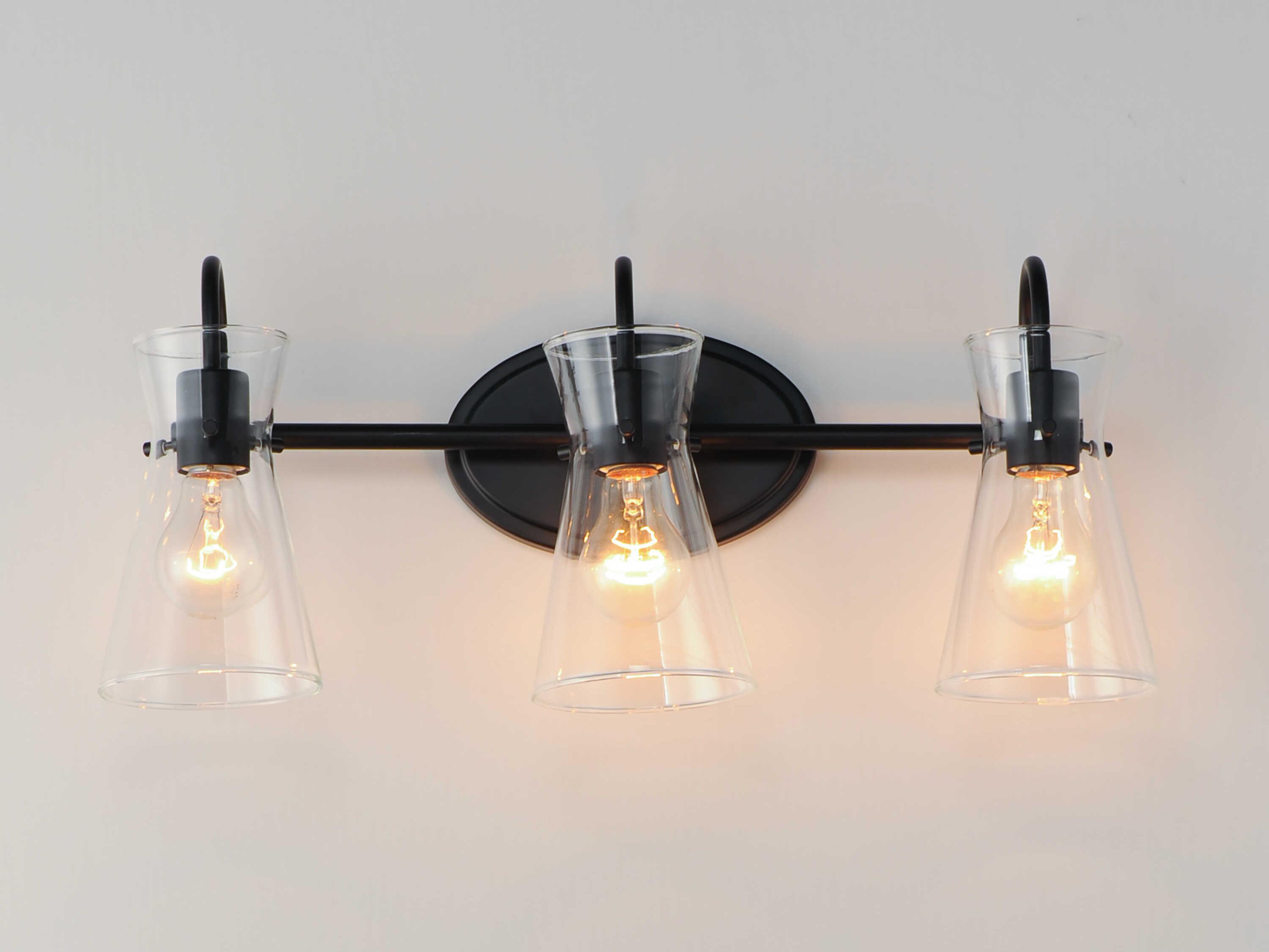 Maxim Lighting Ava 3-Light Black Vanity Light