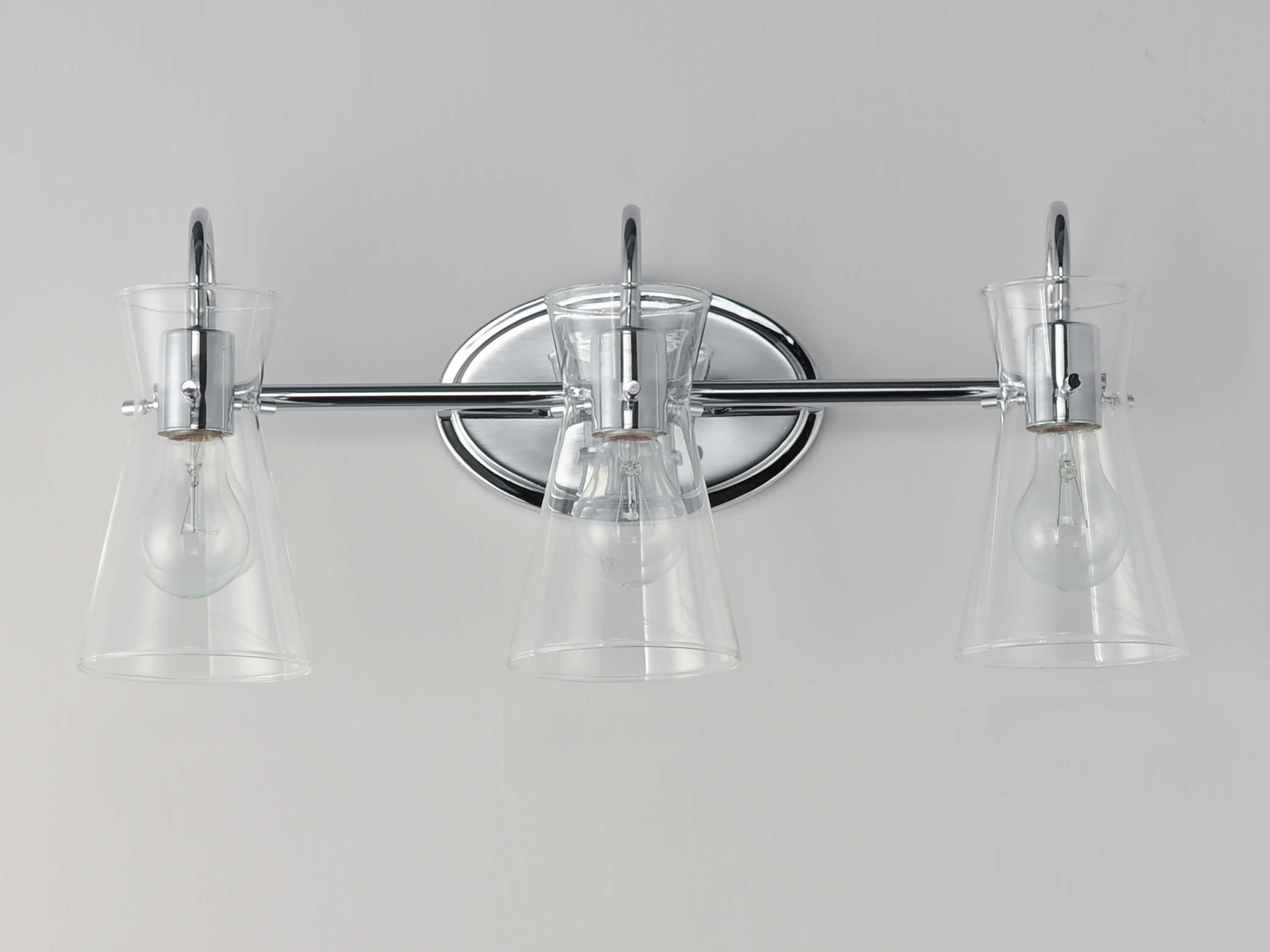 Maxim Lighting Ava 3-Light Polished Chrome Vanity Light