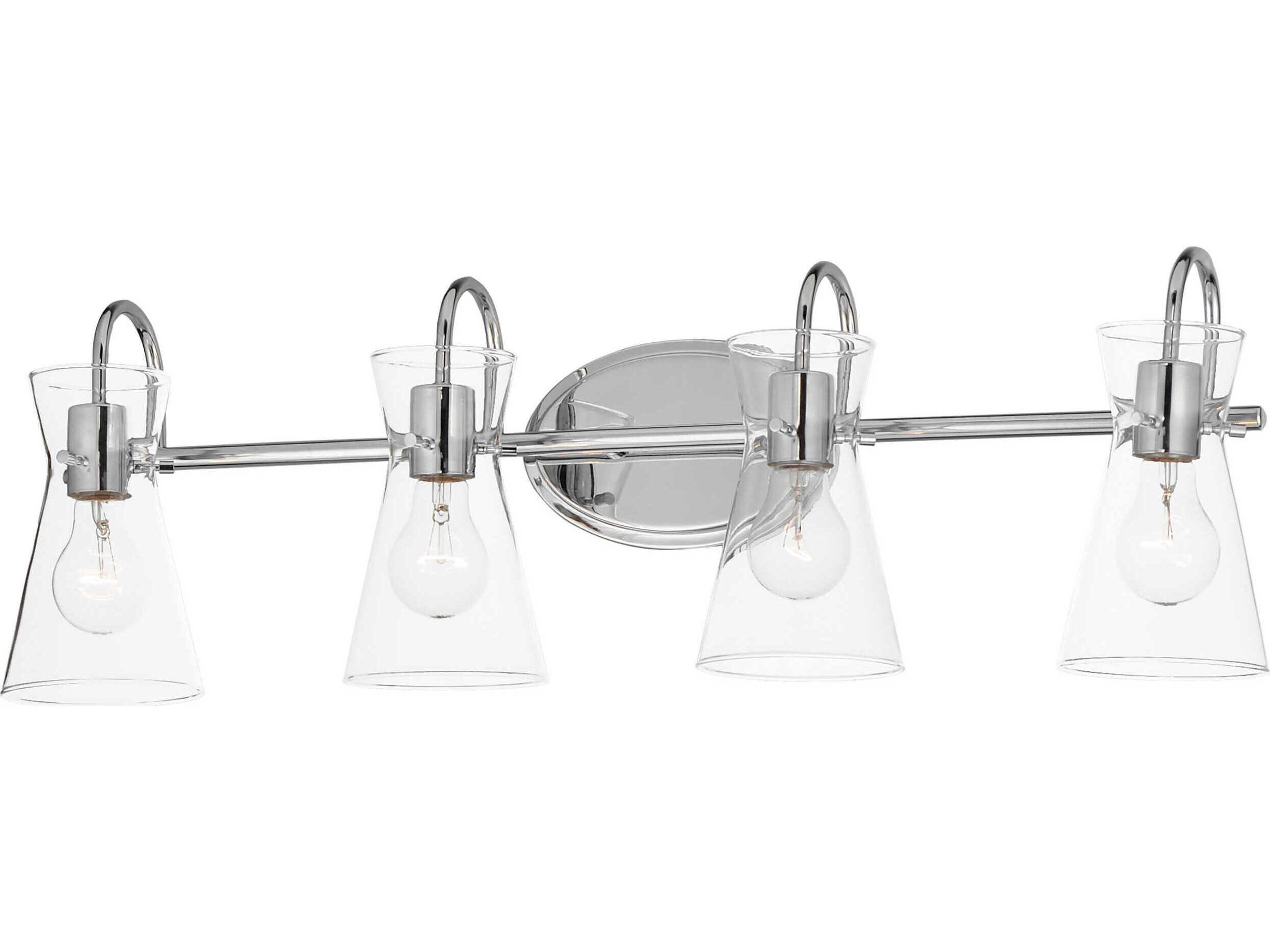 Maxim Lighting Ava 4-Light Polished Chrome Vanity Light