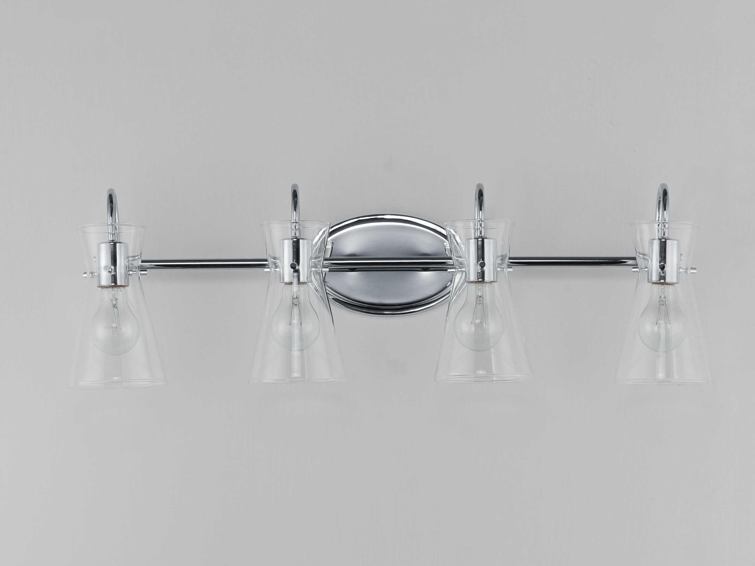 Maxim Lighting Ava 4-Light Polished Chrome Vanity Light