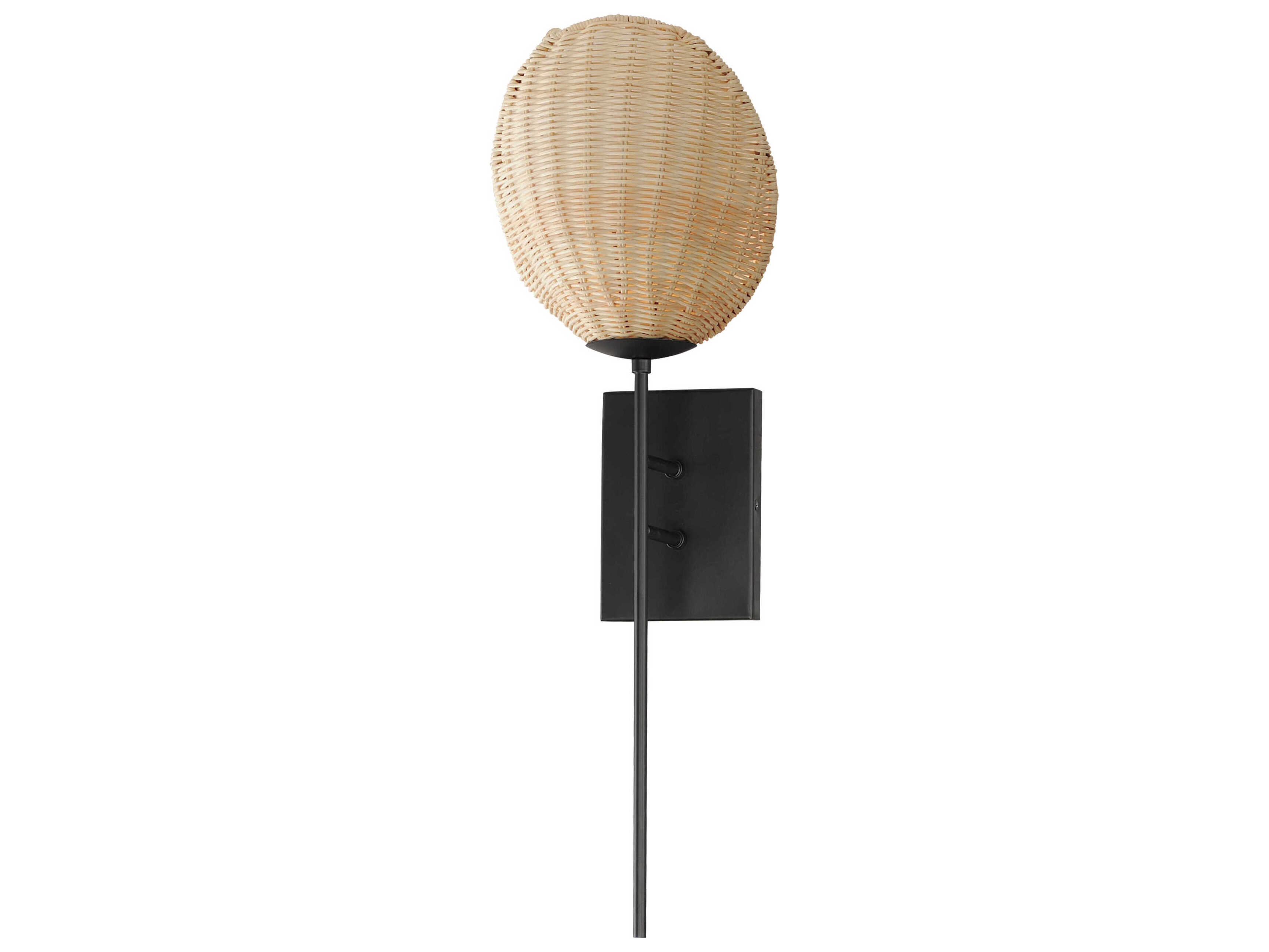 Maxim Lighting Maldives 1-Light Black Wall Sconce