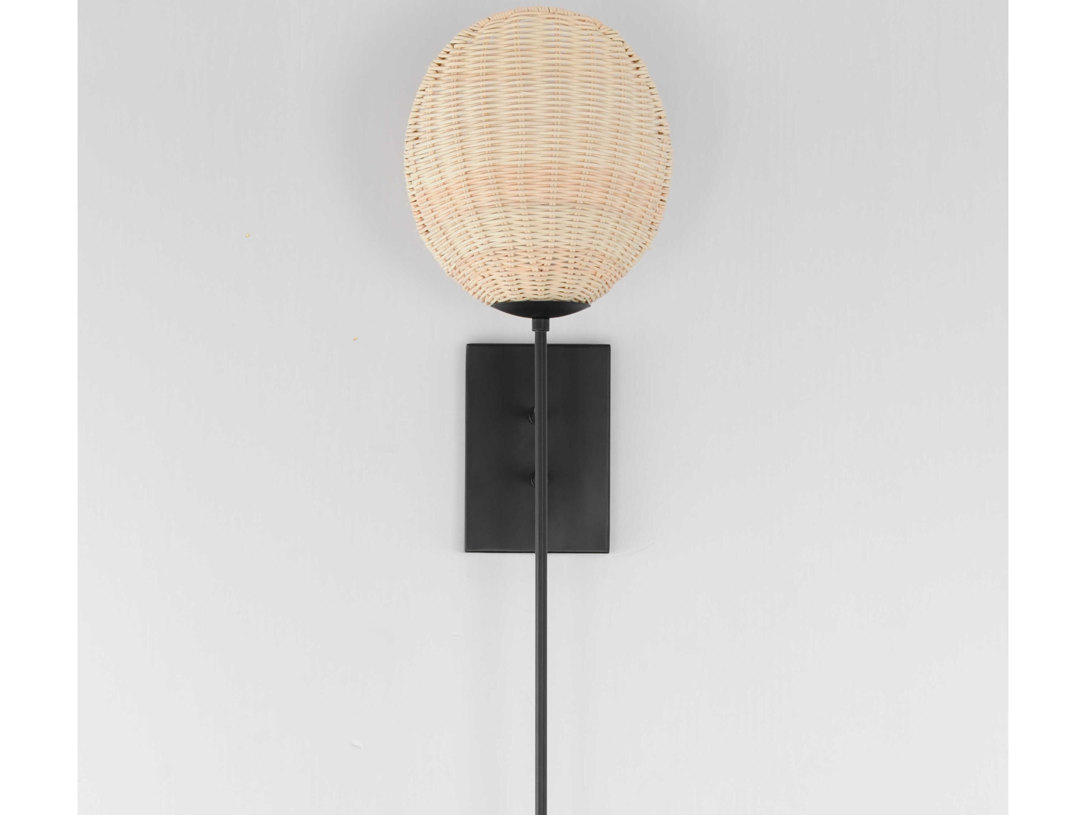 Maxim Lighting Maldives 1-Light Black Wall Sconce