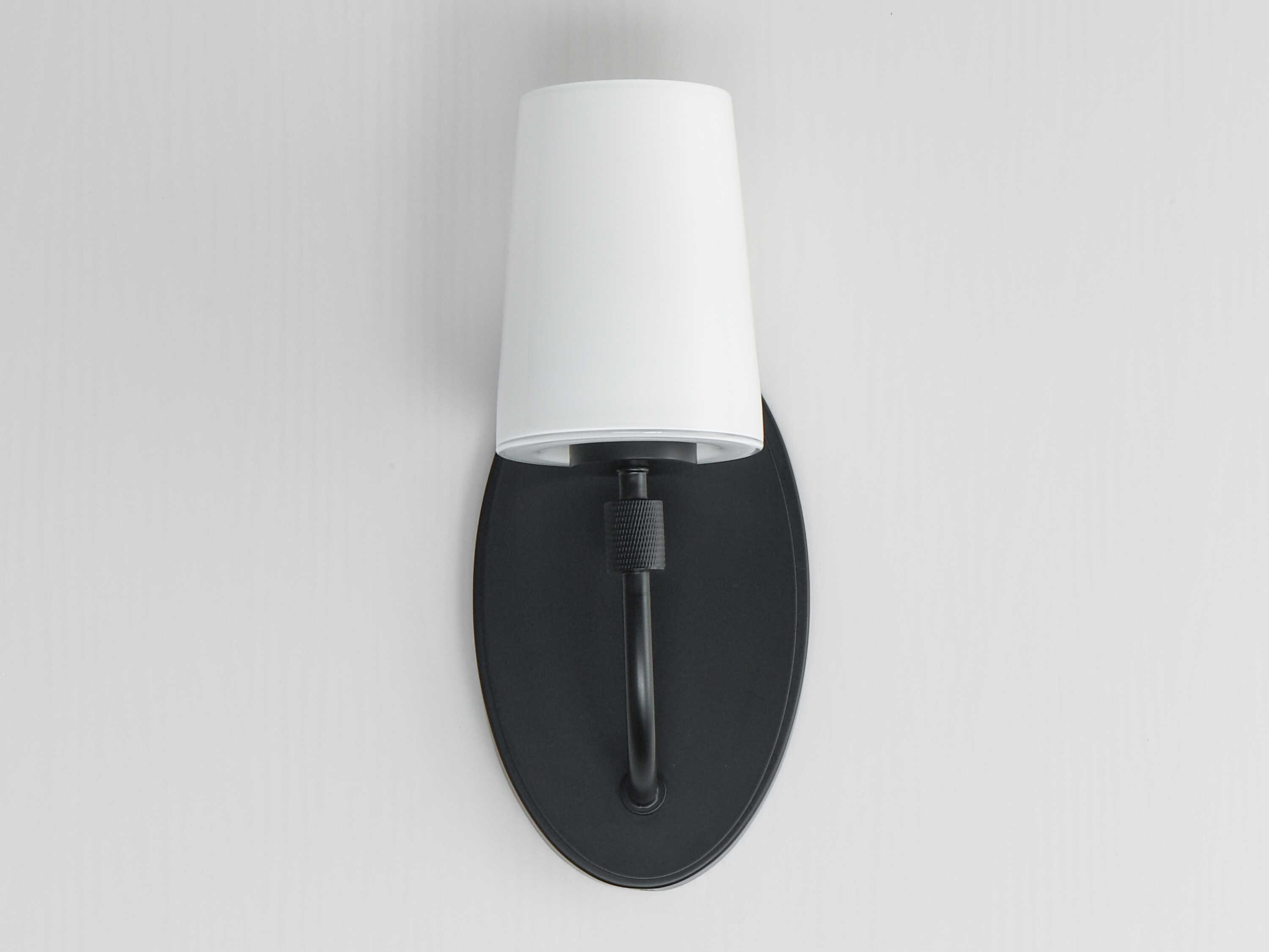 Maxim Lighting Durham 1-Light Black Wall Sconce