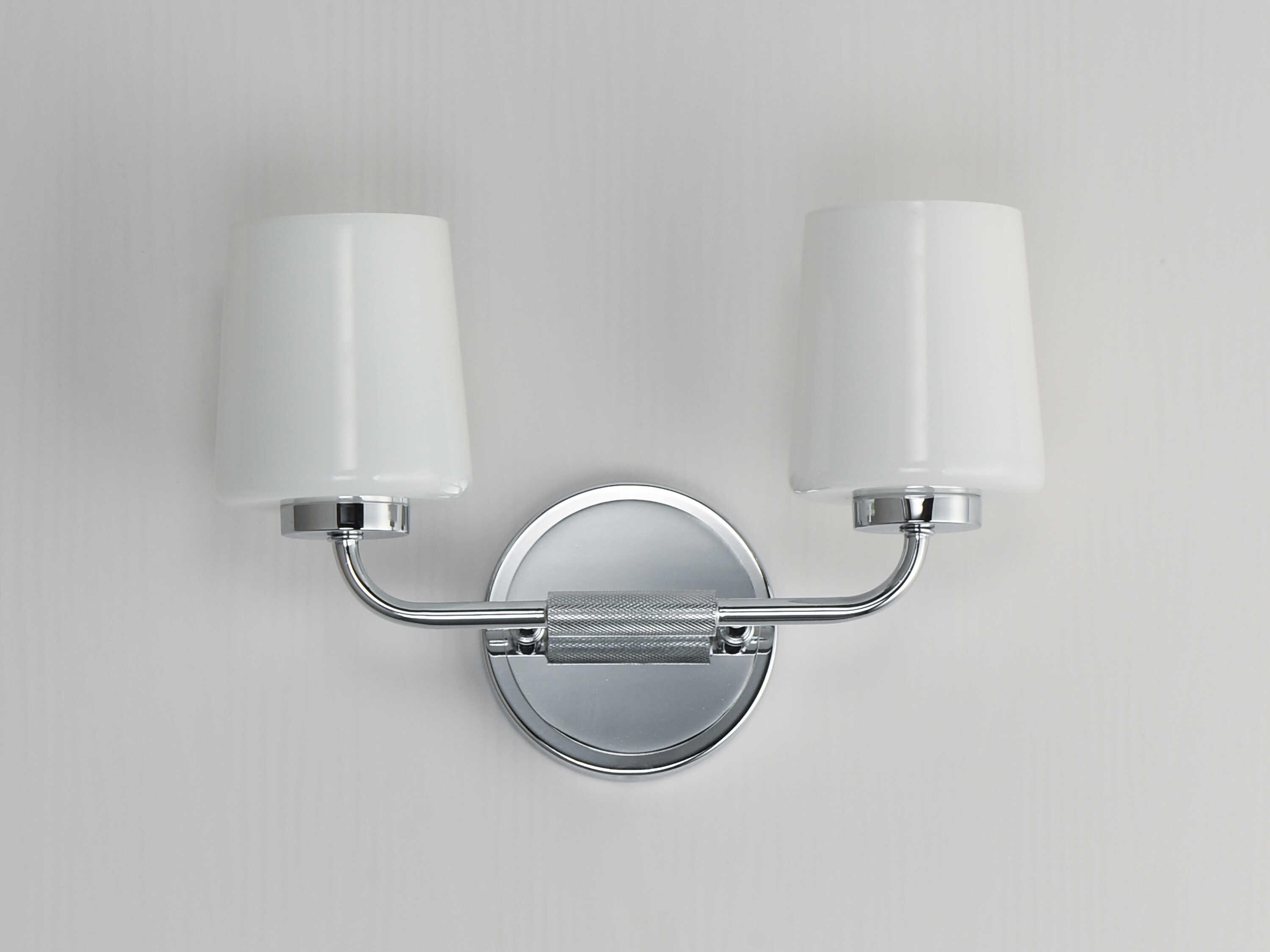 Maxim Lighting Durham 2-Light Polished Chrome Vanity Light