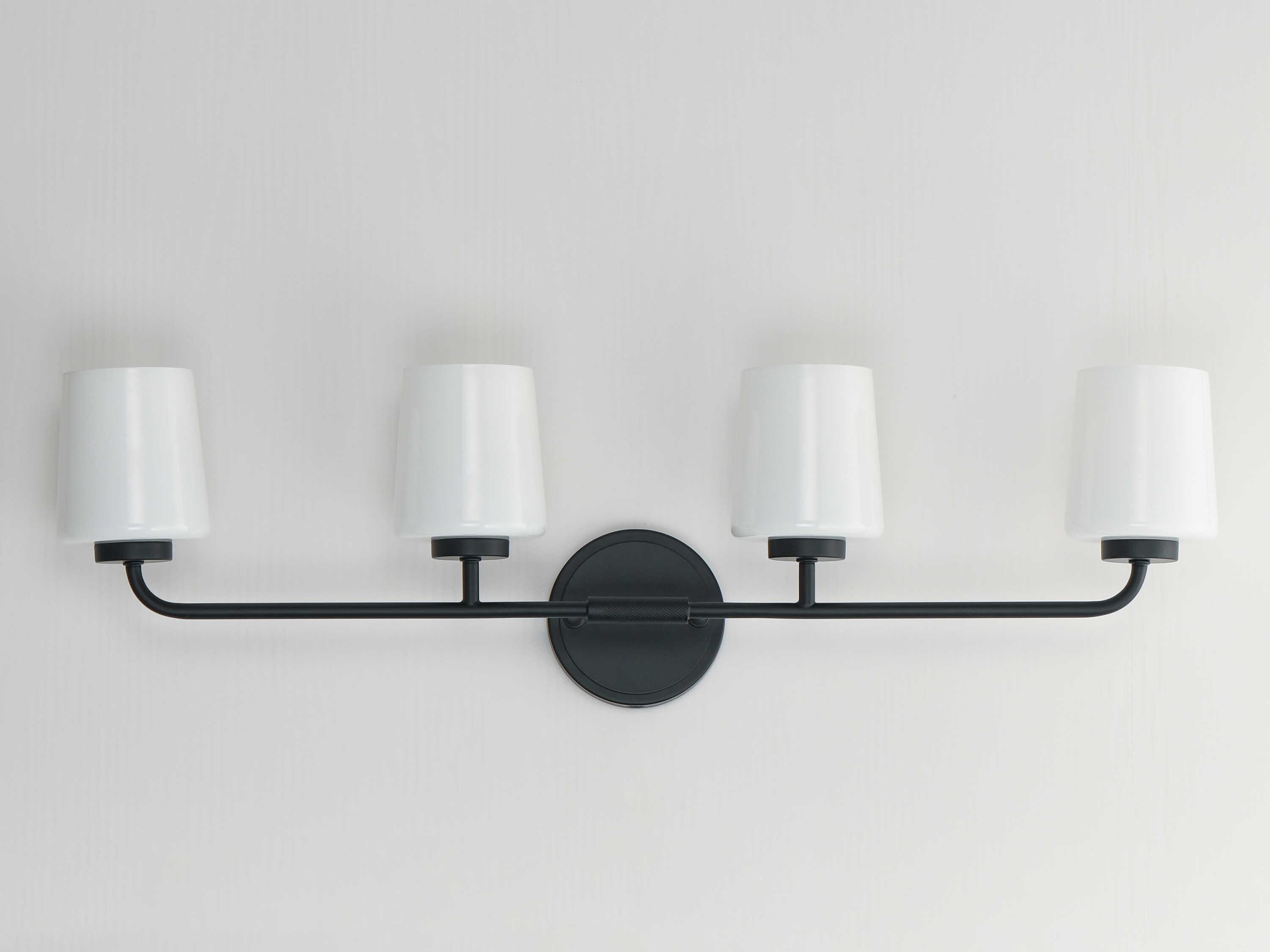 Maxim Lighting Durham 4-Light Black Vanity Light