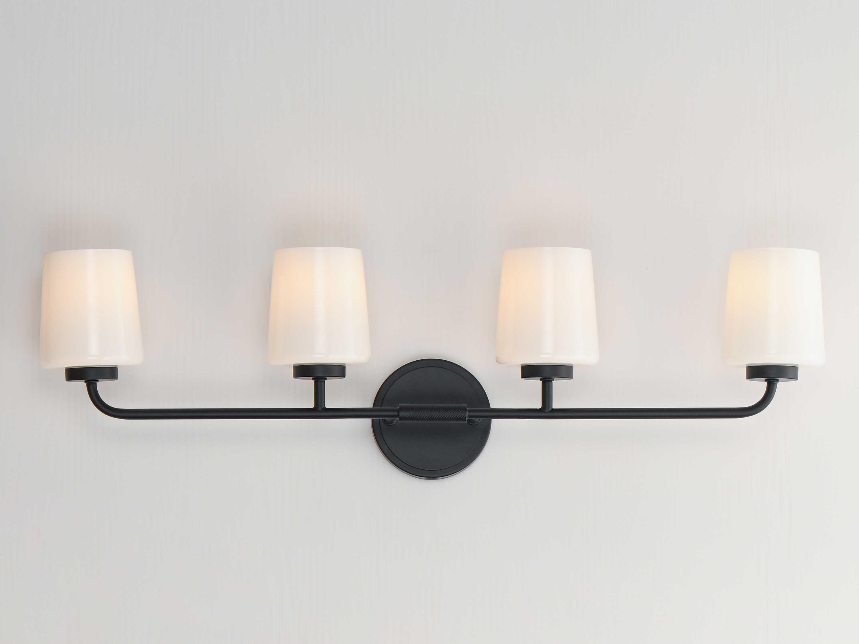 Maxim Lighting Durham 4-Light Black Vanity Light