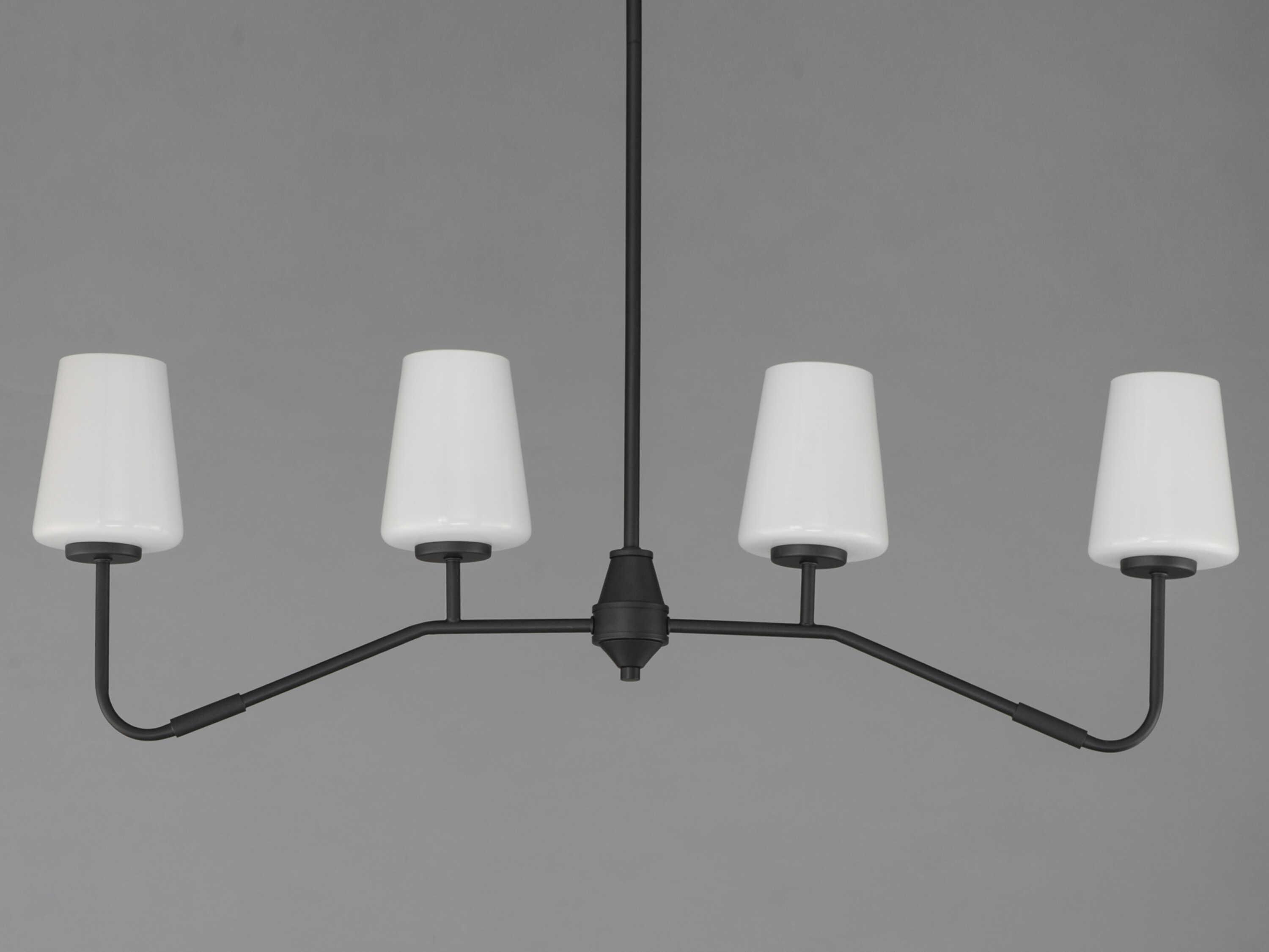 Maxim Lighting Durham 4-Light Black Island Pendant