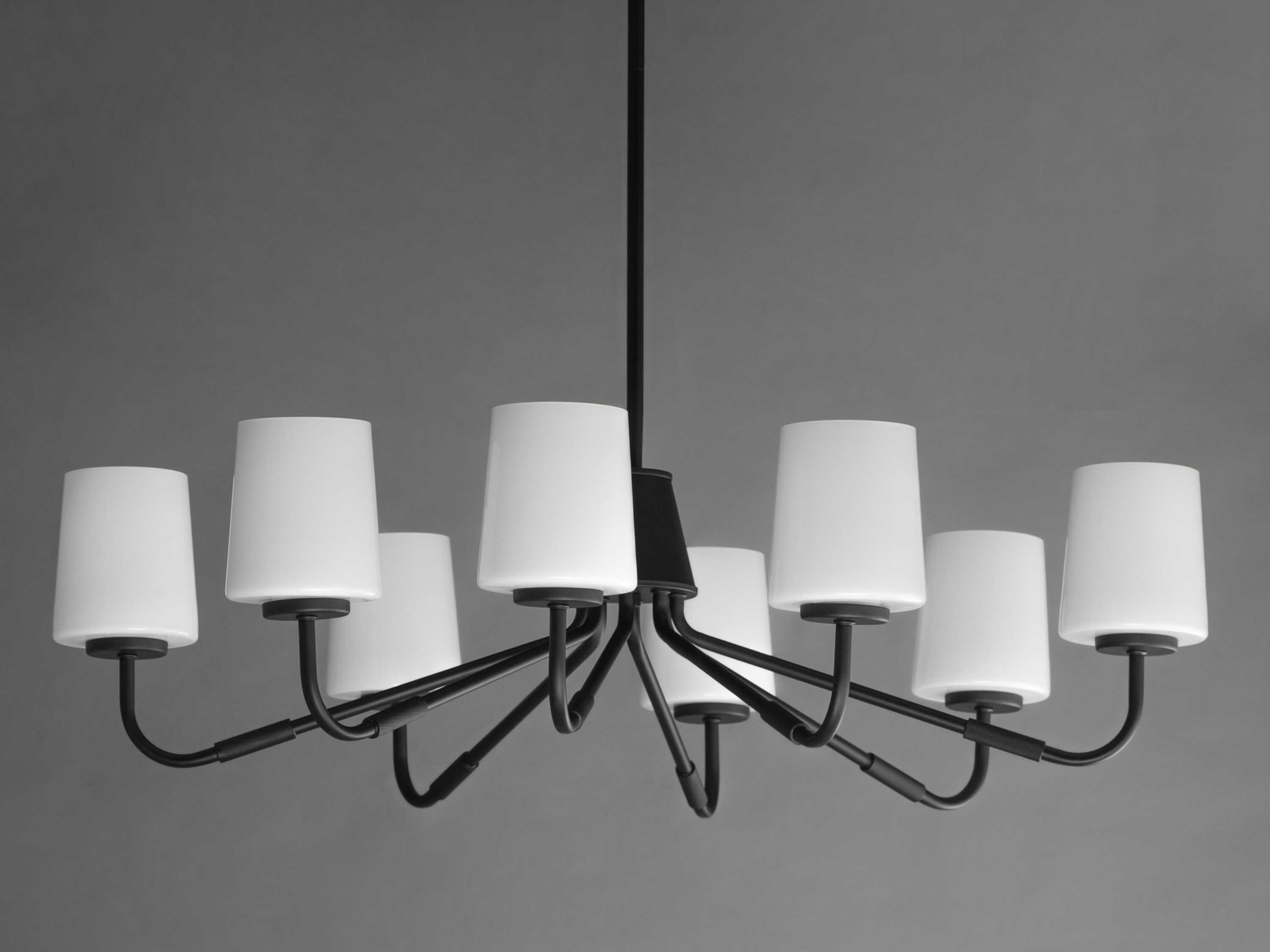 Maxim Lighting Durham 8-Light Black Chandelier