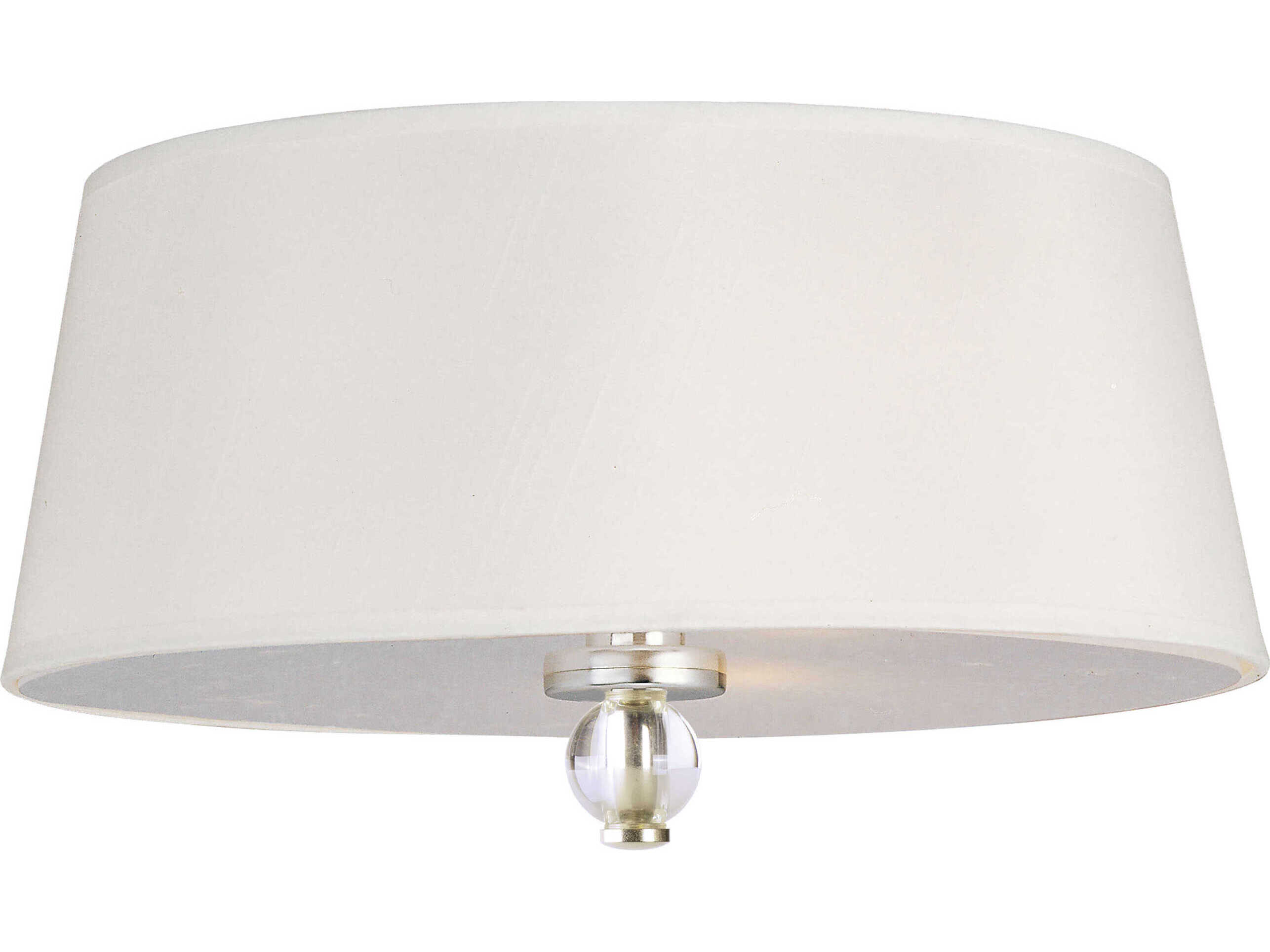 Maxim Lighting Rondo 3-Light Polished Nickel Empire Flush Mount