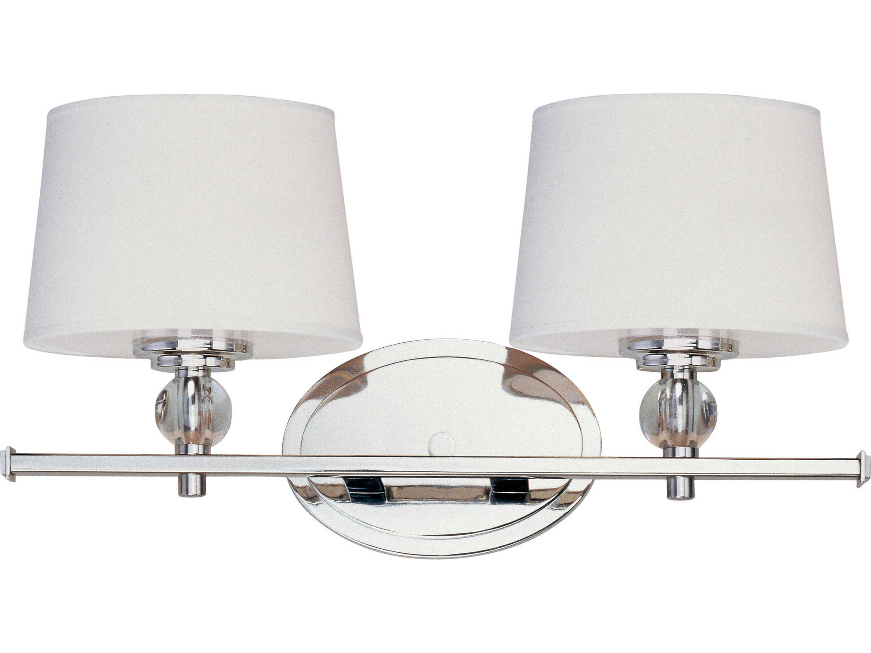 Maxim Lighting Rondo 2-Light Polished Nickel Vanity Light