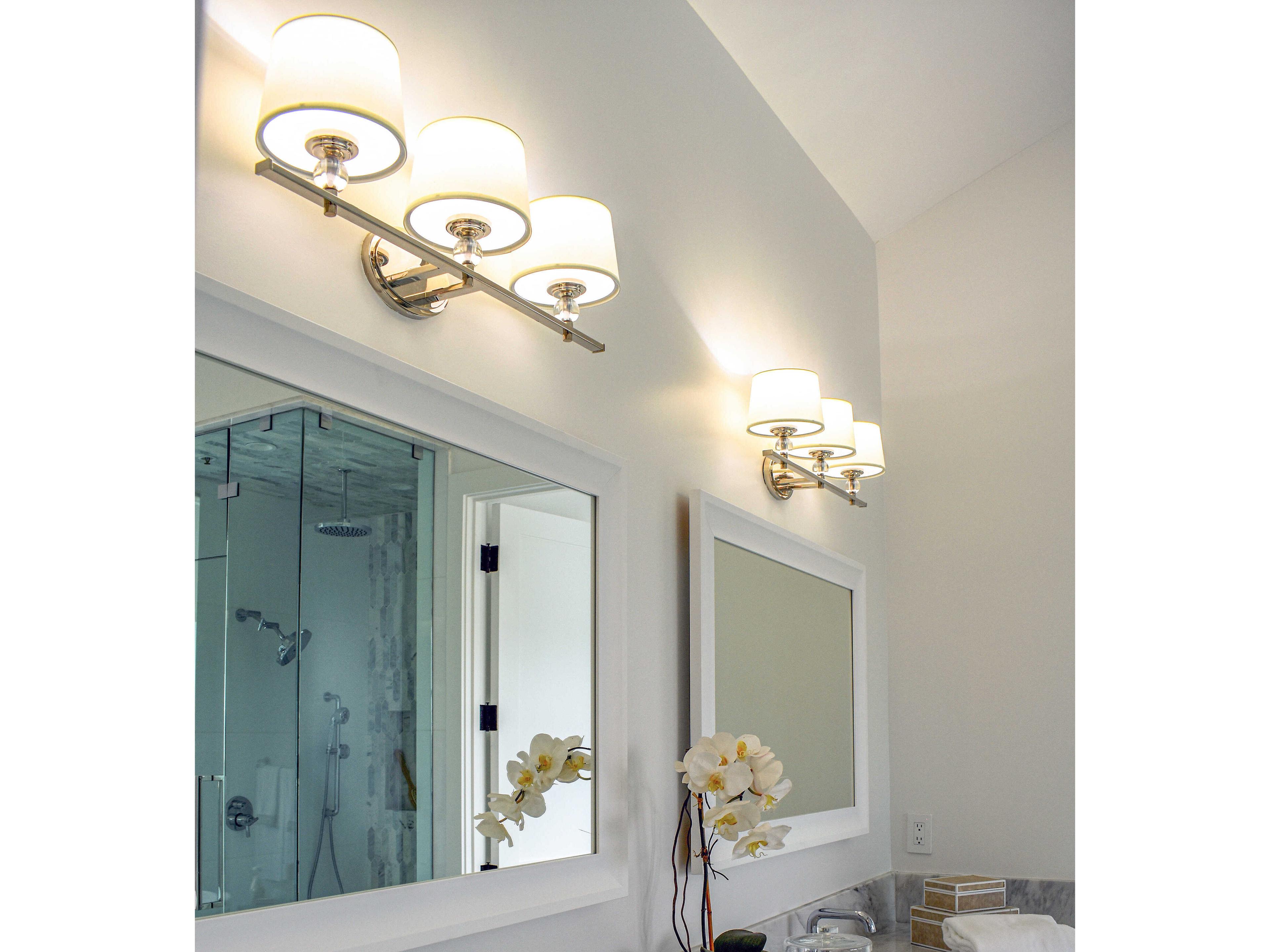 Maxim Lighting Rondo 3-Light Polished Nickel Vanity Light