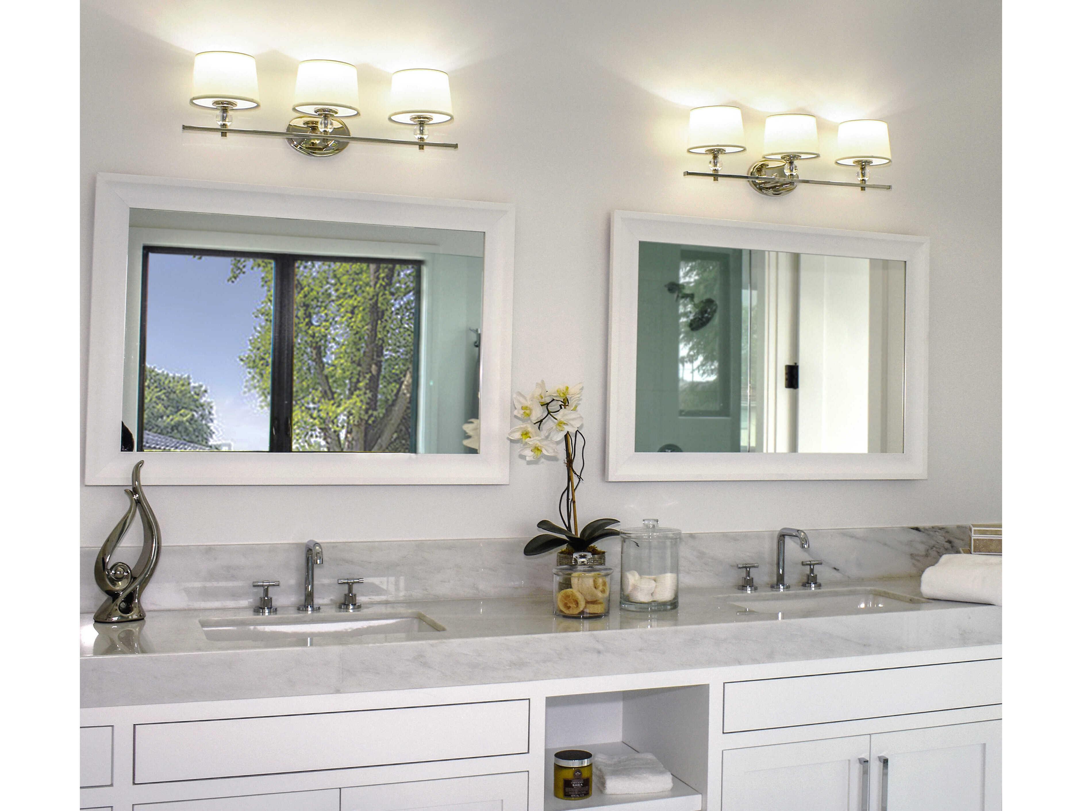 Maxim Lighting Rondo 3-Light Polished Nickel Vanity Light