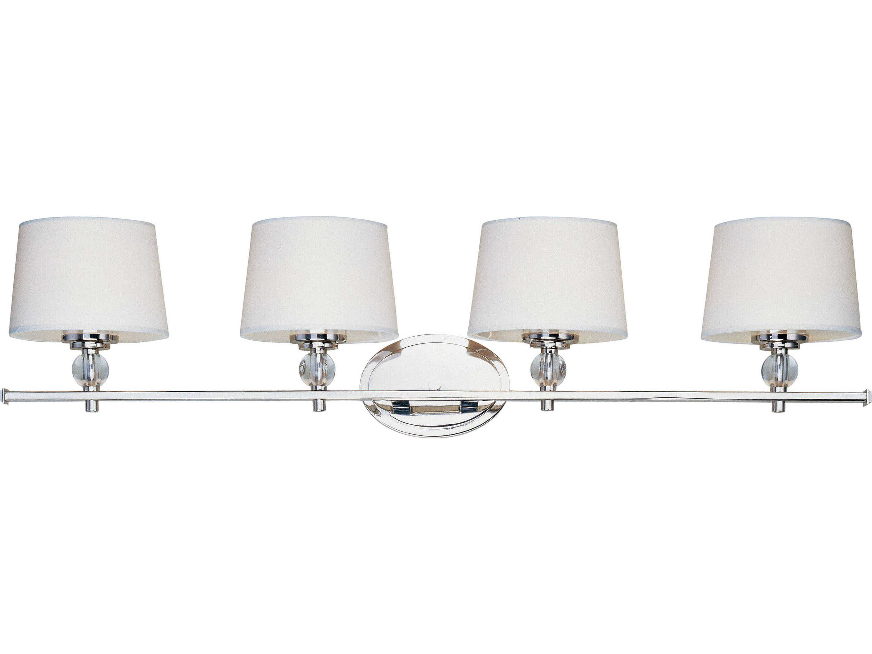 Maxim Lighting Rondo 4-Light Polished Nickel Vanity Light