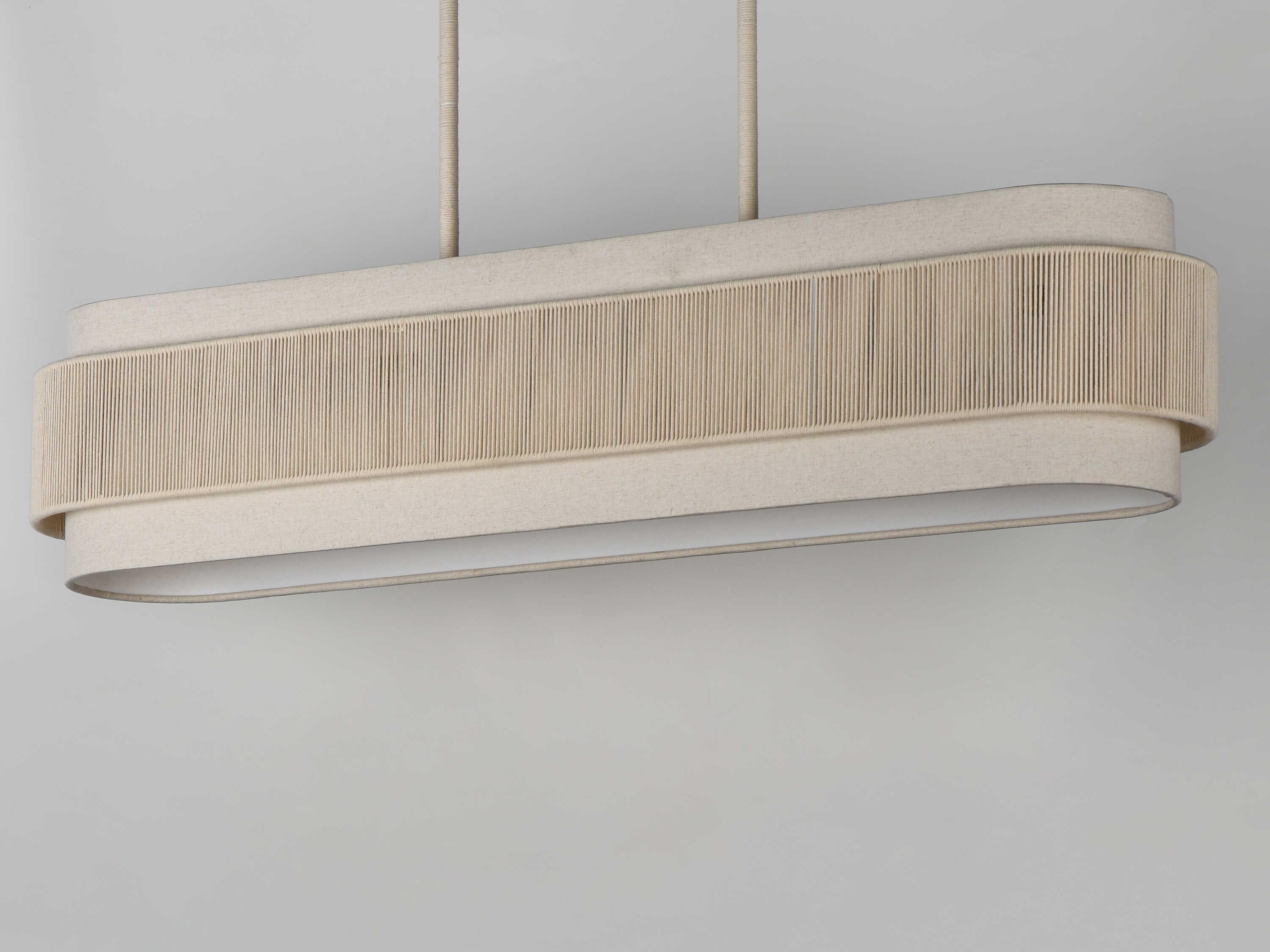 Maxim Lighting Seacliff 5-Light Natural Aged Brass Island Pendant