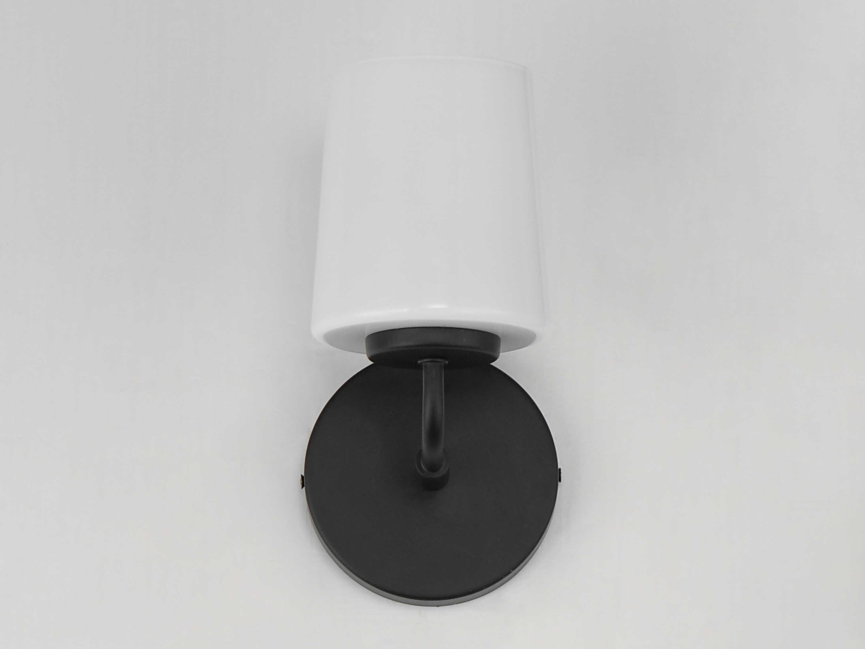 Maxim Lighting Durham 1-Light Black Wall Sconce