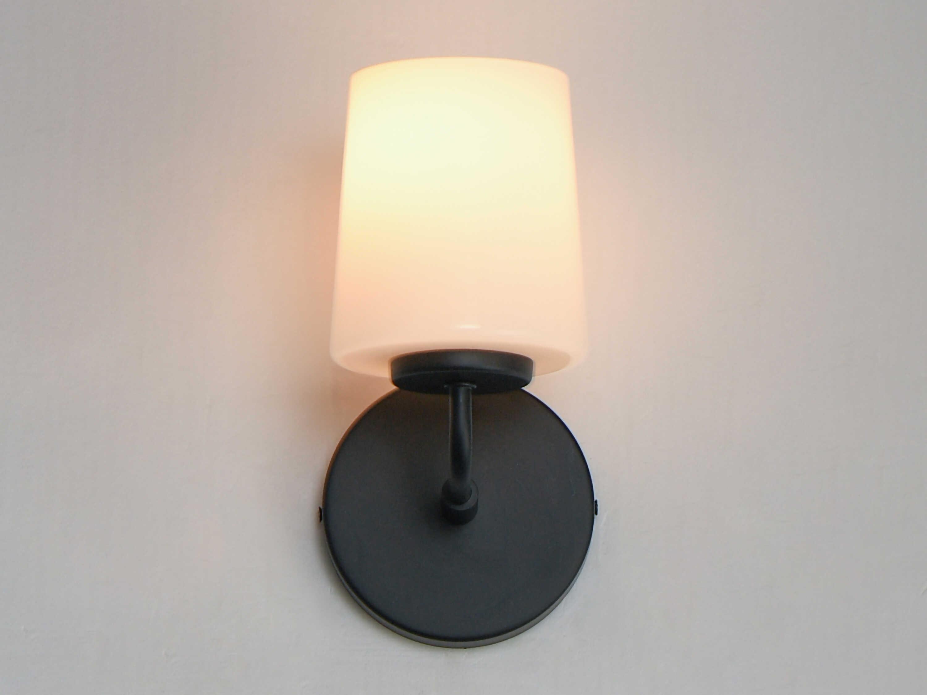 Maxim Lighting Durham 1-Light Black Wall Sconce