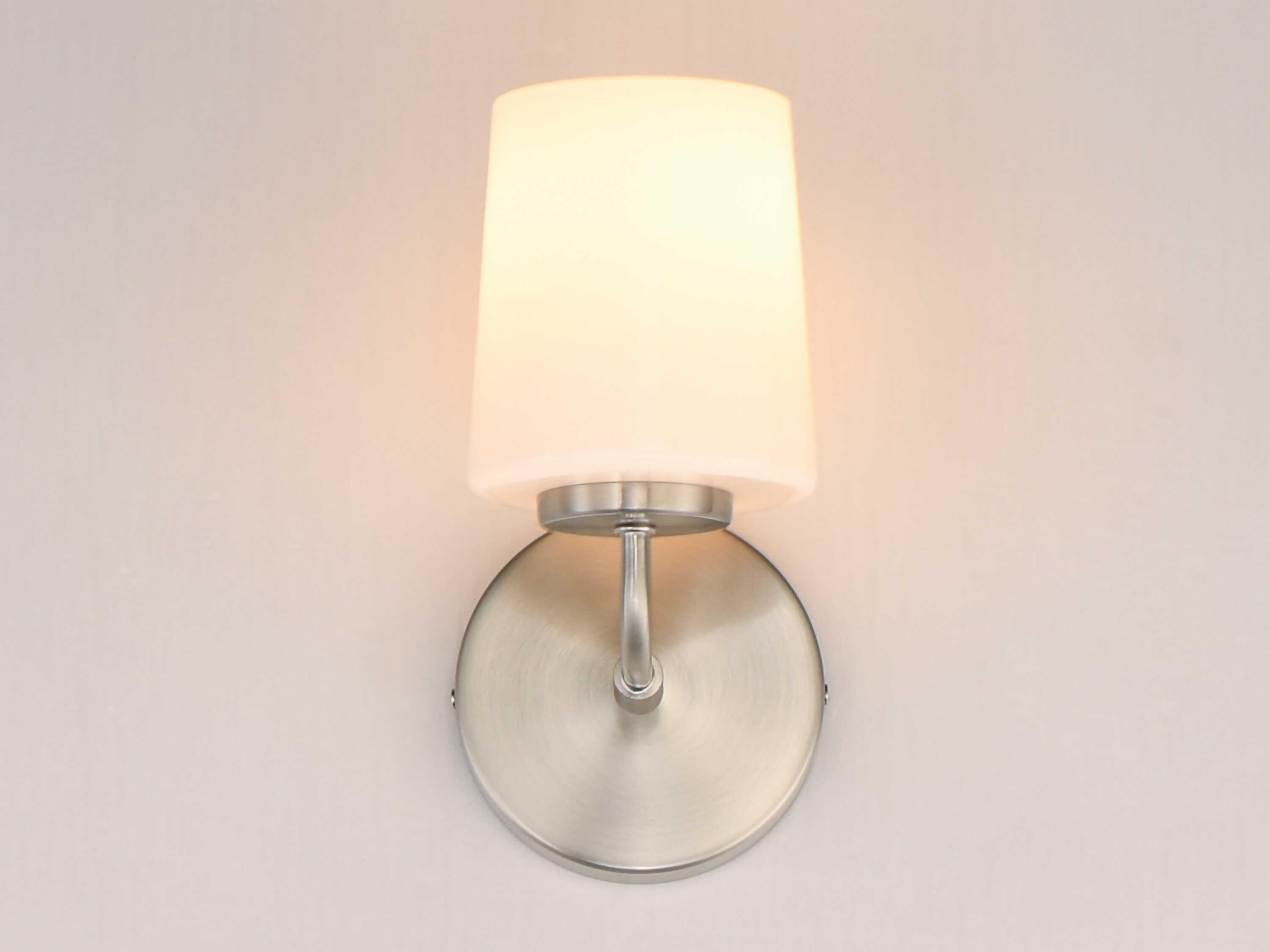Maxim Lighting Durham 1-Light Satin Nickel Wall Sconce