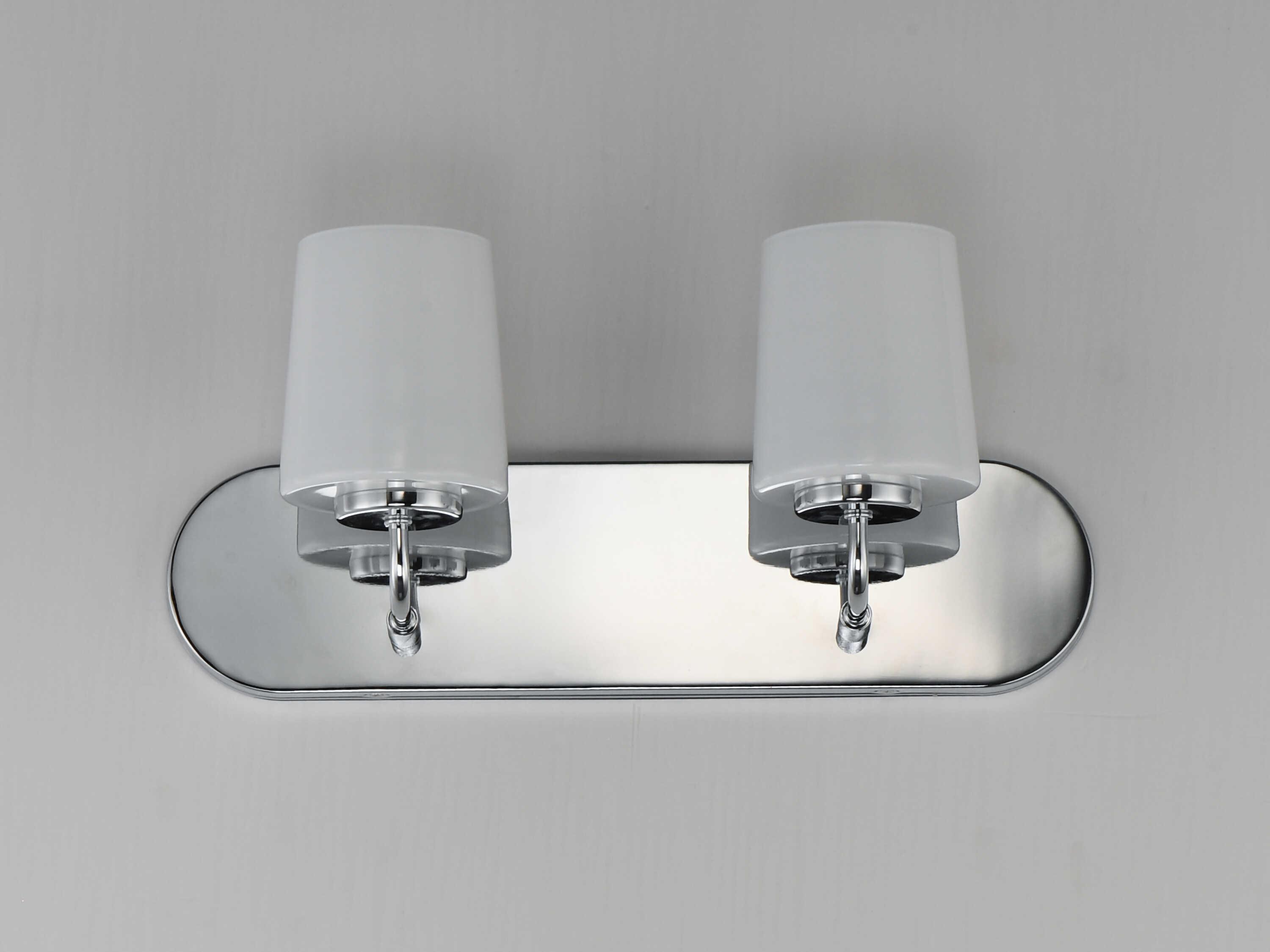 Maxim Lighting Durham 2-Light Polished Chrome Vanity Light