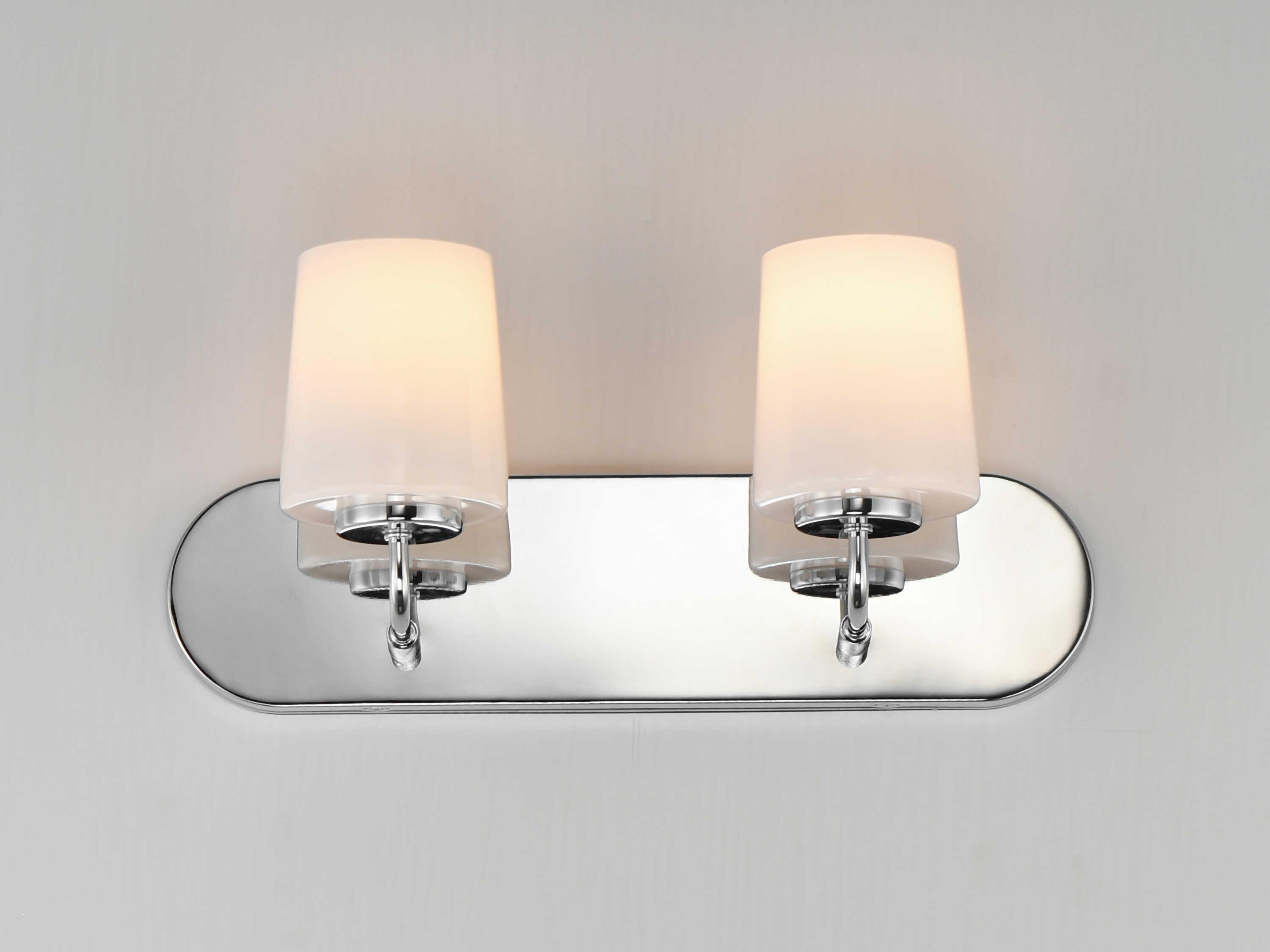 Maxim Lighting Durham 2-Light Polished Chrome Vanity Light