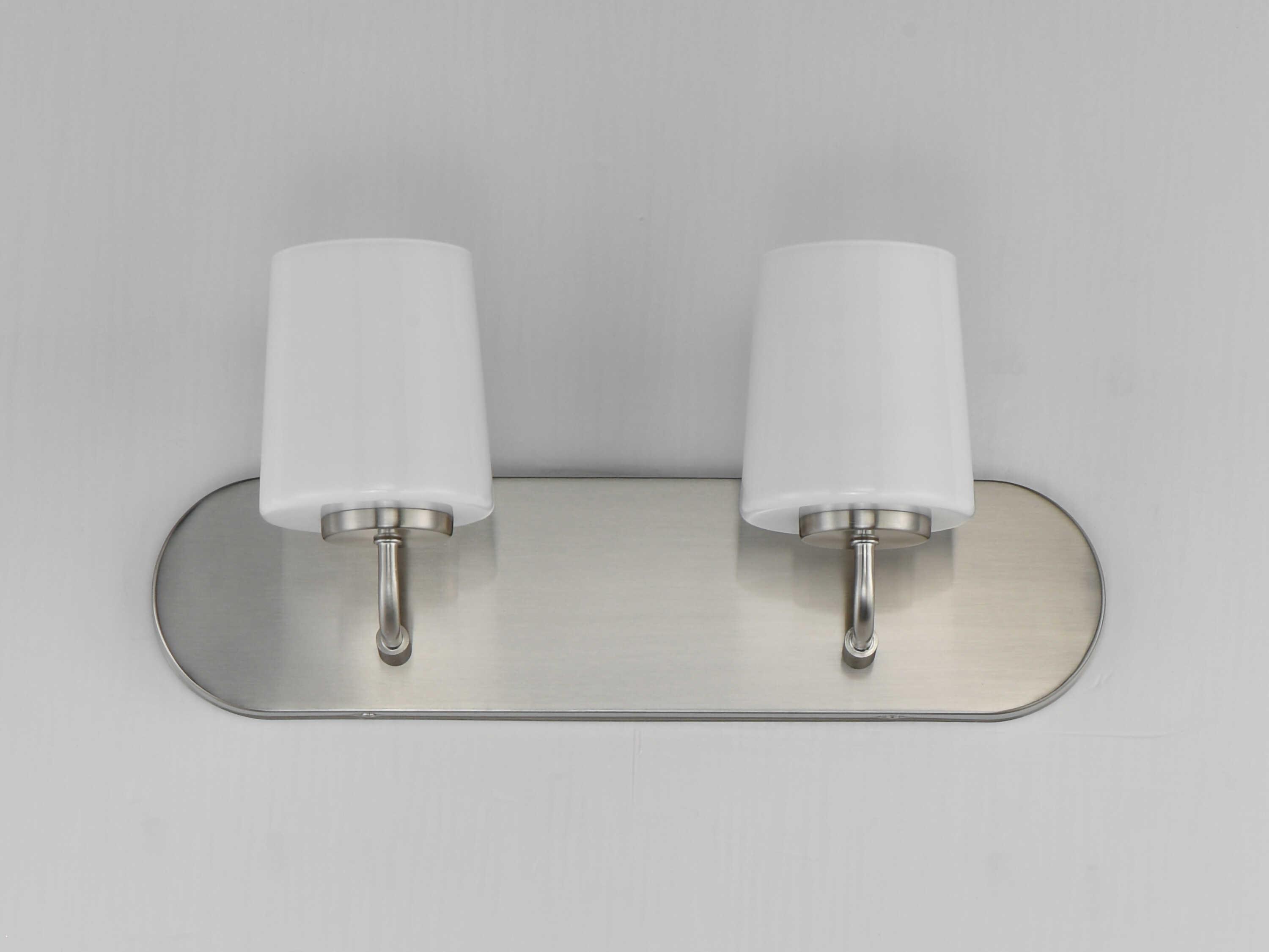 Maxim Lighting Durham 2-Light Satin Nickel Vanity Light