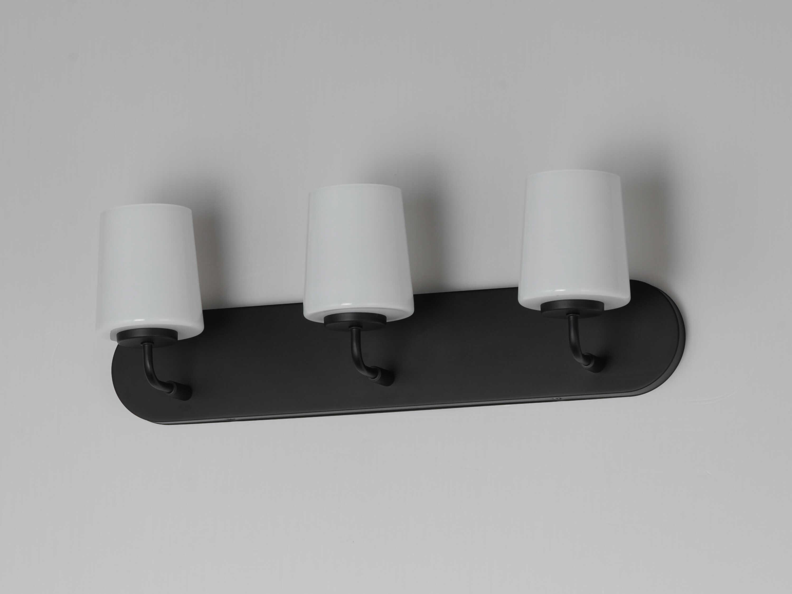 Maxim Lighting Durham 3-Light Black Vanity Light