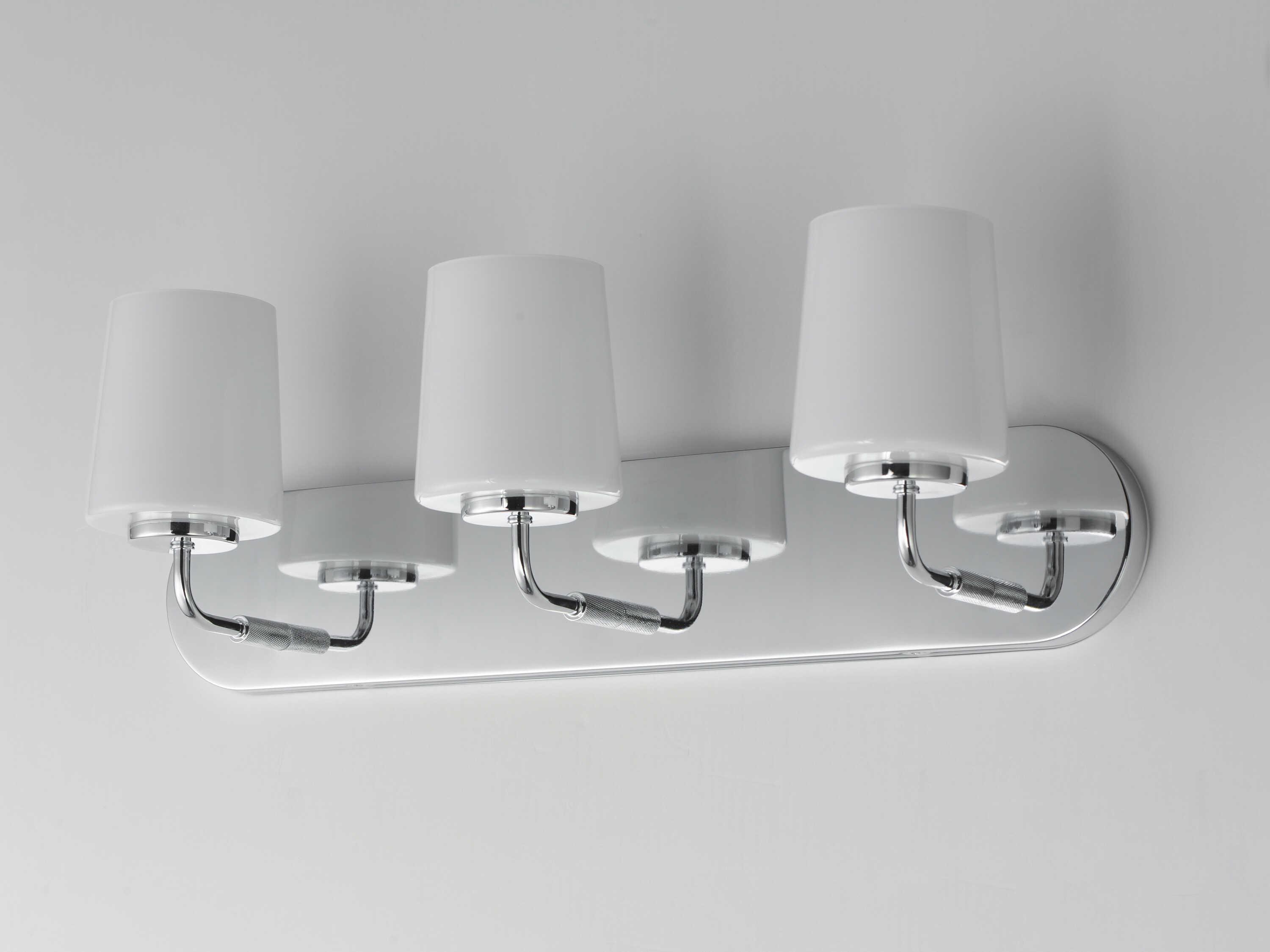 Maxim Lighting Durham 3-Light Polished Chrome Vanity Light