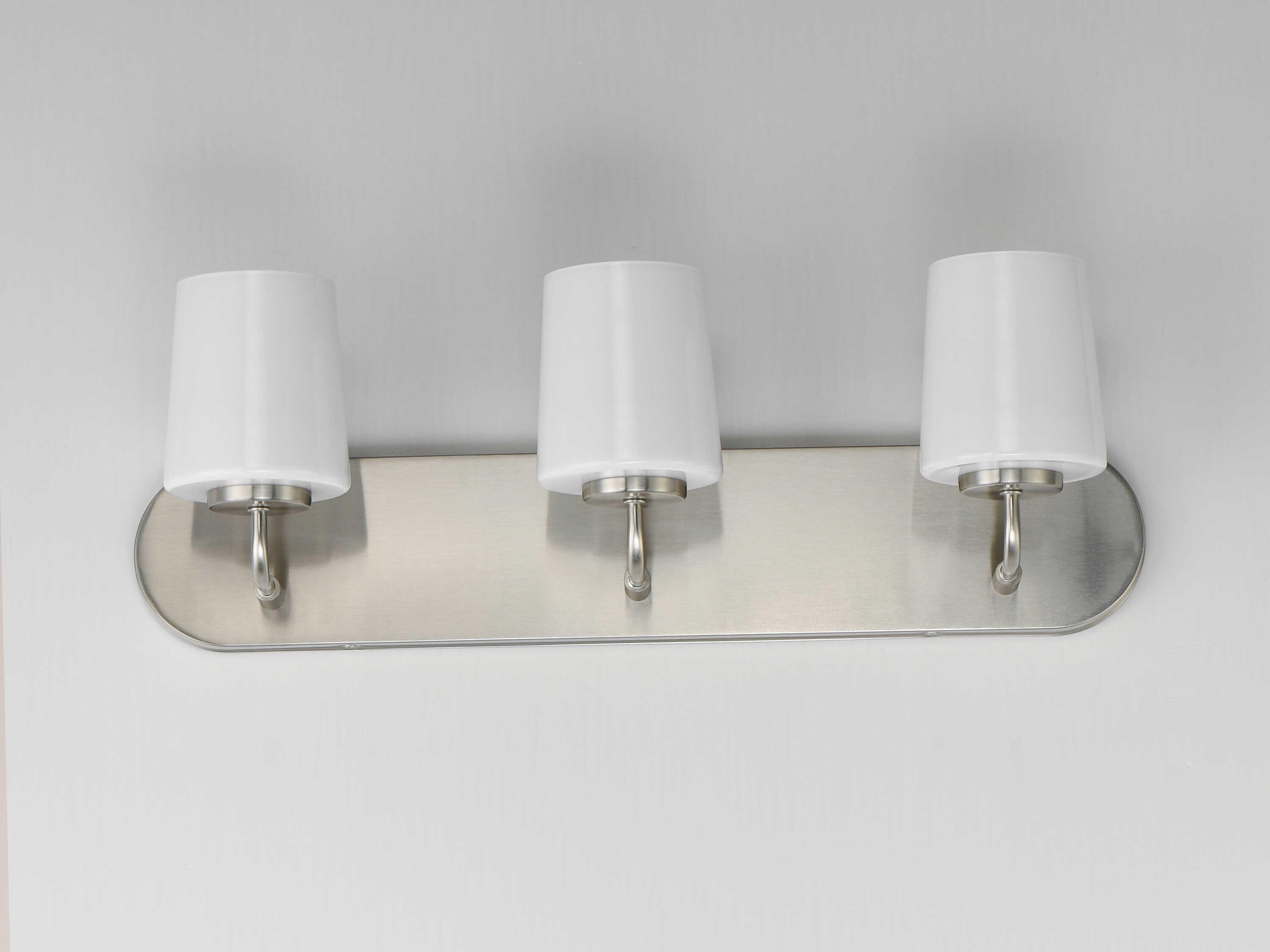 Maxim Lighting Durham 3-Light Satin Nickel Vanity Light