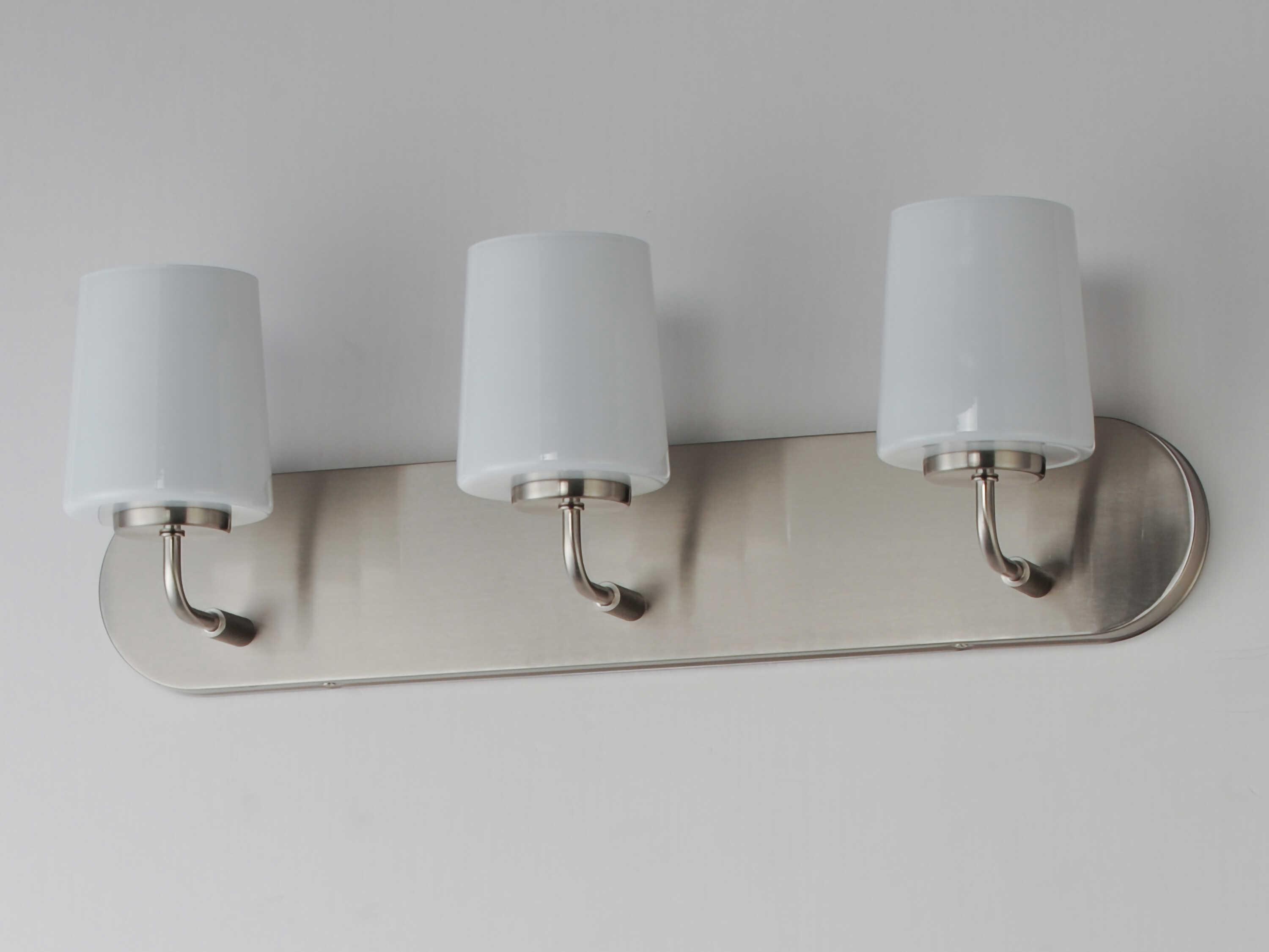 Maxim Lighting Durham 3-Light Satin Nickel Vanity Light