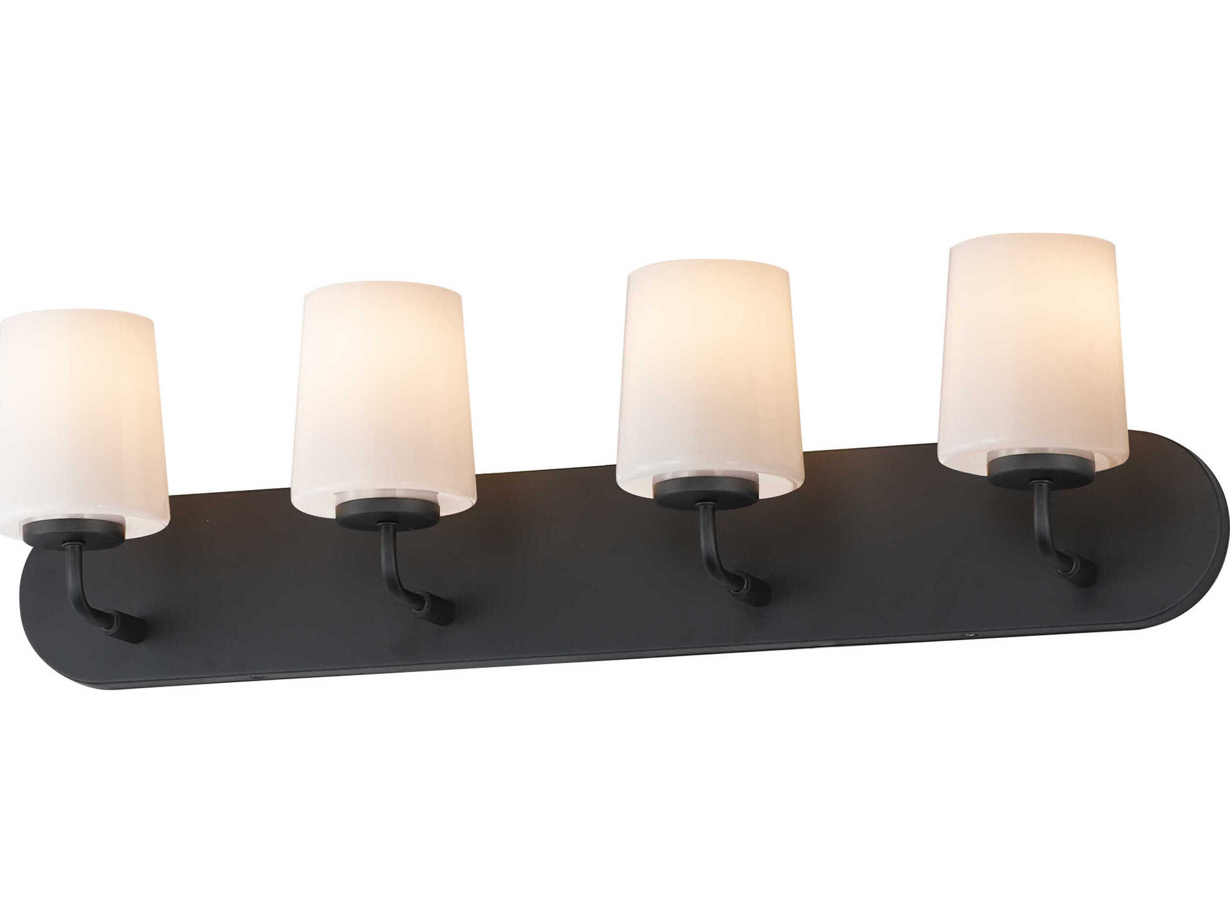 Maxim Lighting Durham 4-Light Black Vanity Light