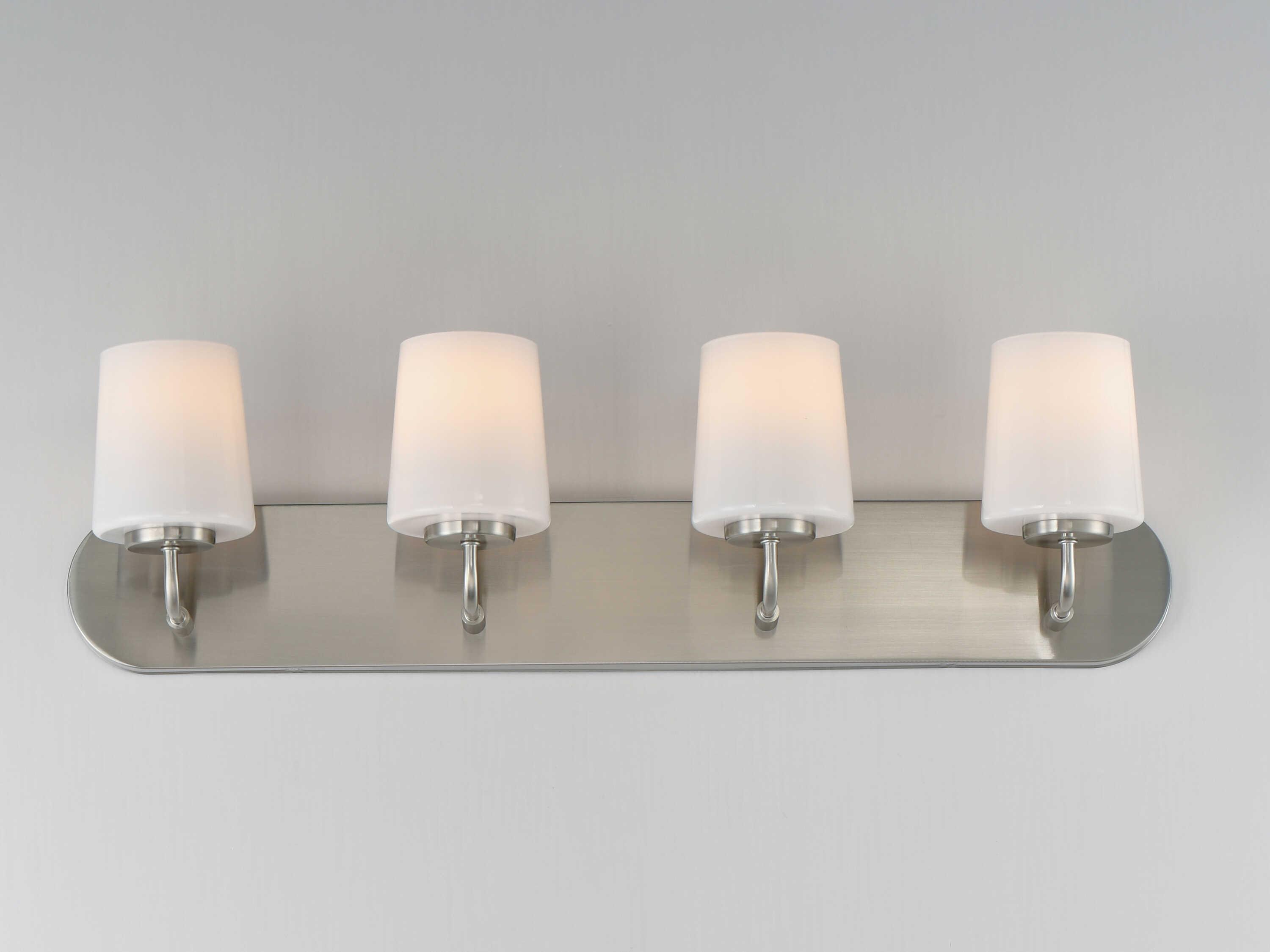 Maxim Lighting Durham 4-Light Satin Nickel Vanity Light