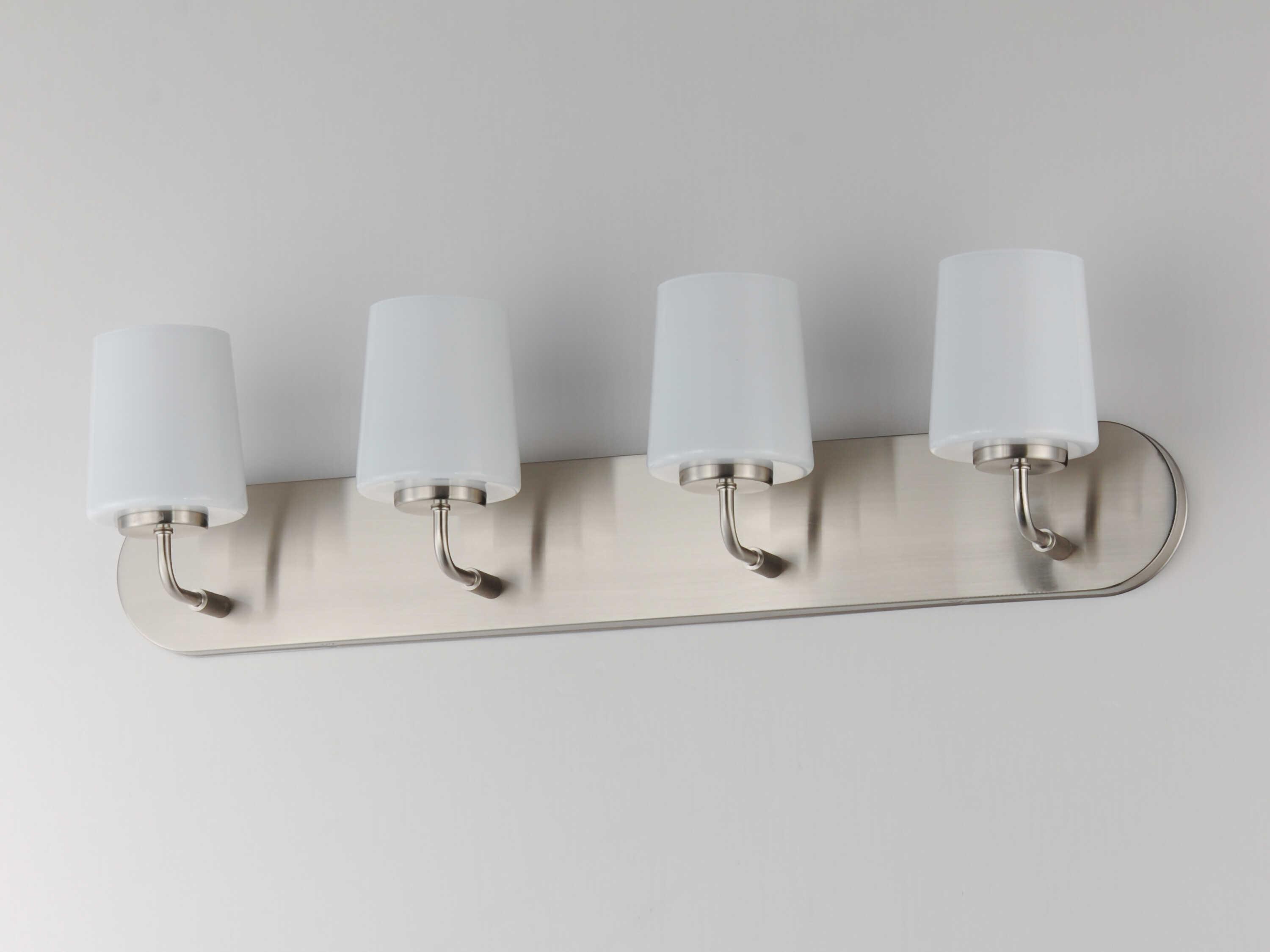 Maxim Lighting Durham 4-Light Satin Nickel Vanity Light