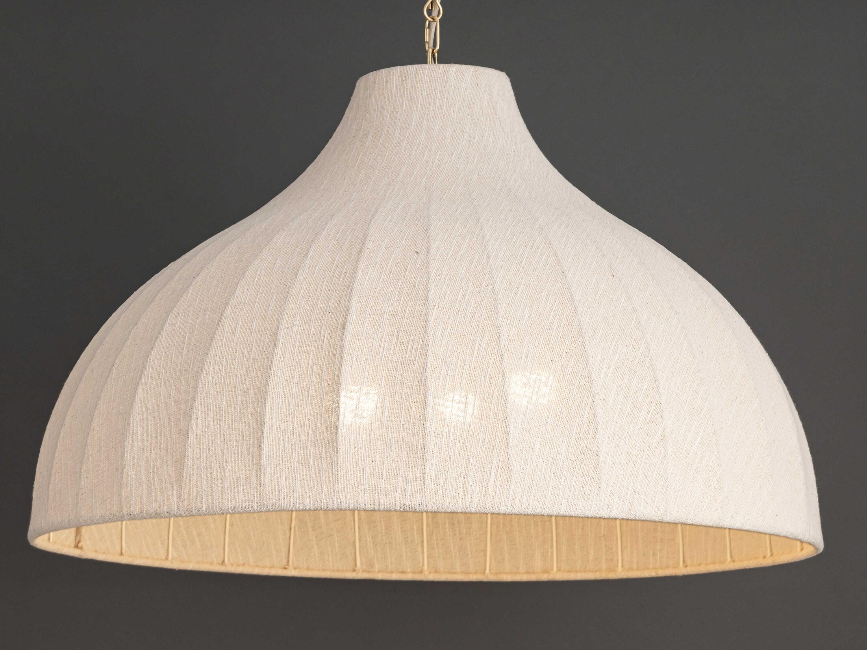 Maxim Lighting Hearthveil 3-Light Natural Aged Brass Pendant