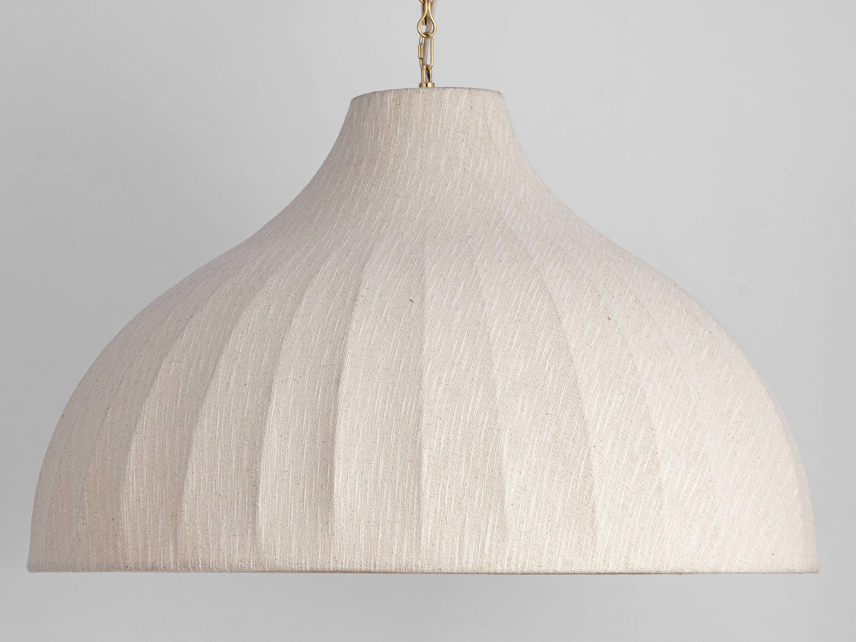 Maxim Lighting Hearthveil 3-Light Natural Aged Brass Pendant