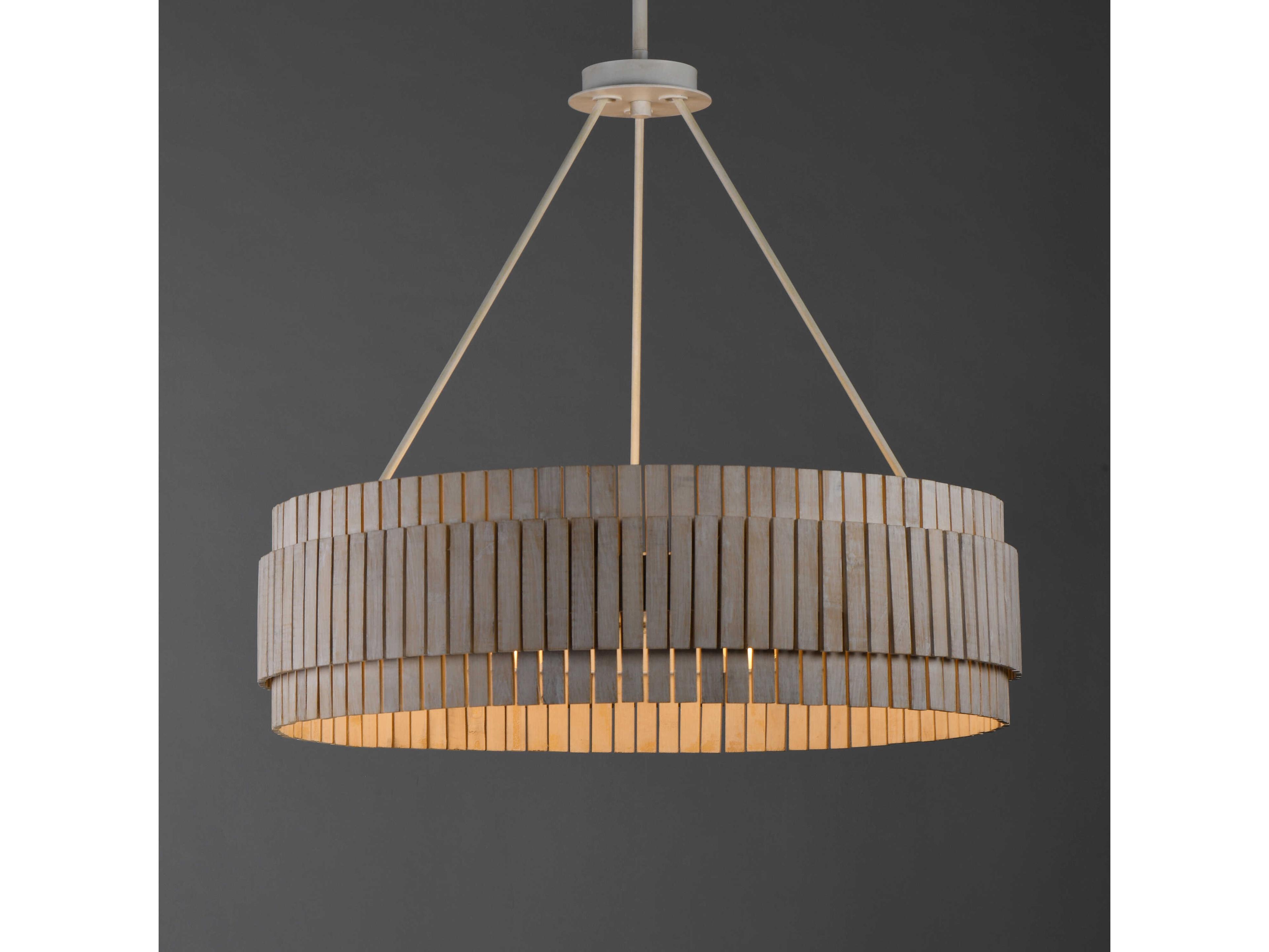 Maxim Lighting Satori 6-Light Ecru Off White Round Chandelier