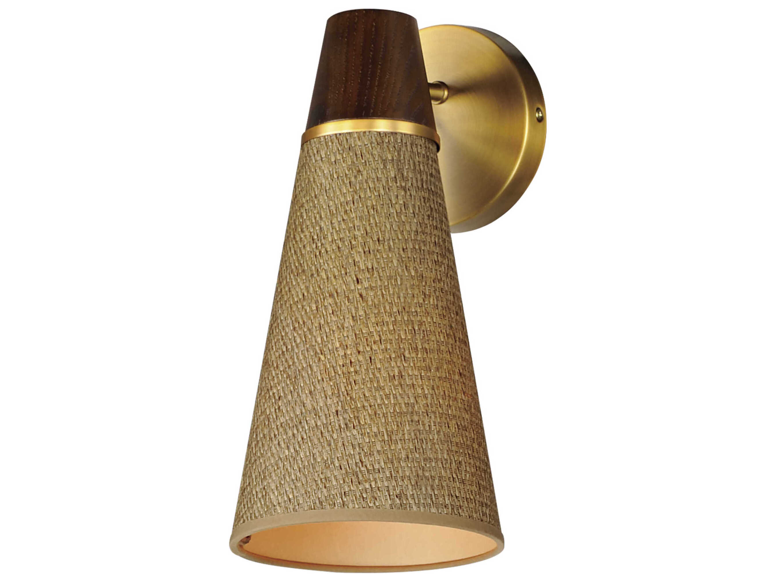 Maxim Lighting Sumatra 1-Light Natural Aged Brass Wall Sconce