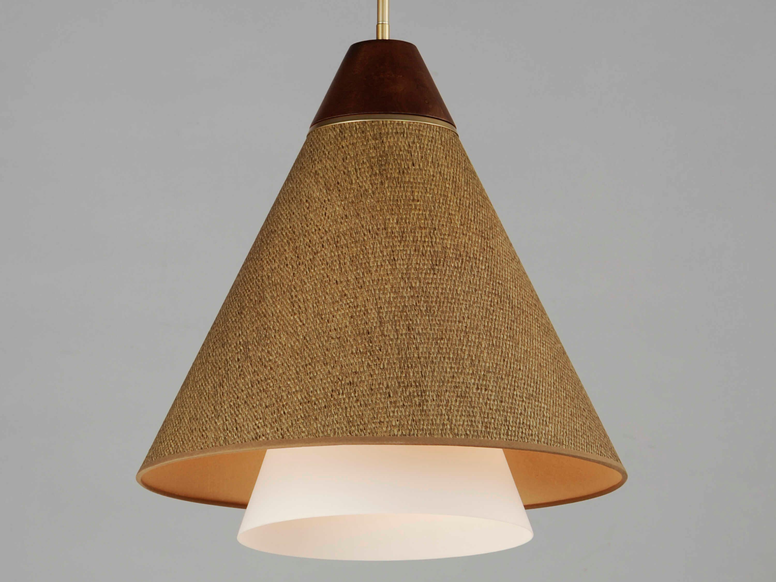 Maxim Lighting Sumatra 1-Light Natural Aged Brass Pendant