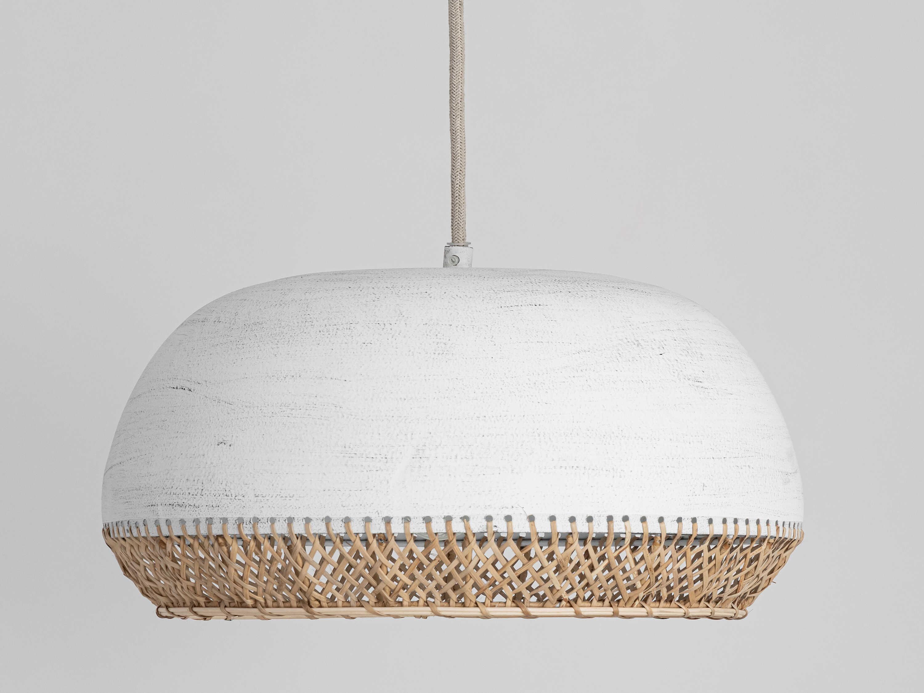 Maxim Lighting Tamba 1-Light Ivory White Pendant