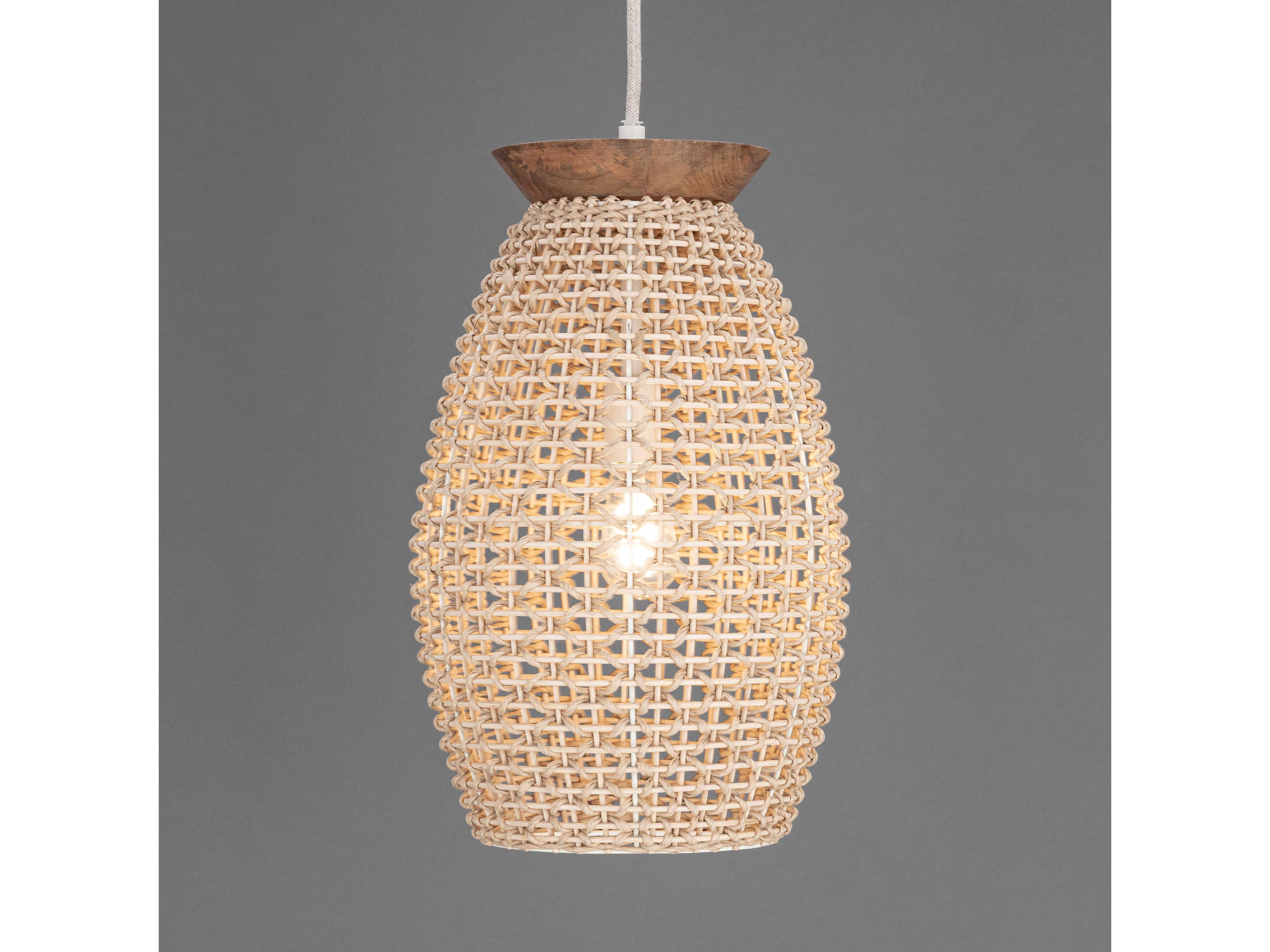Maxim Lighting Cotswold 1-Light Walnut Brown Pendant