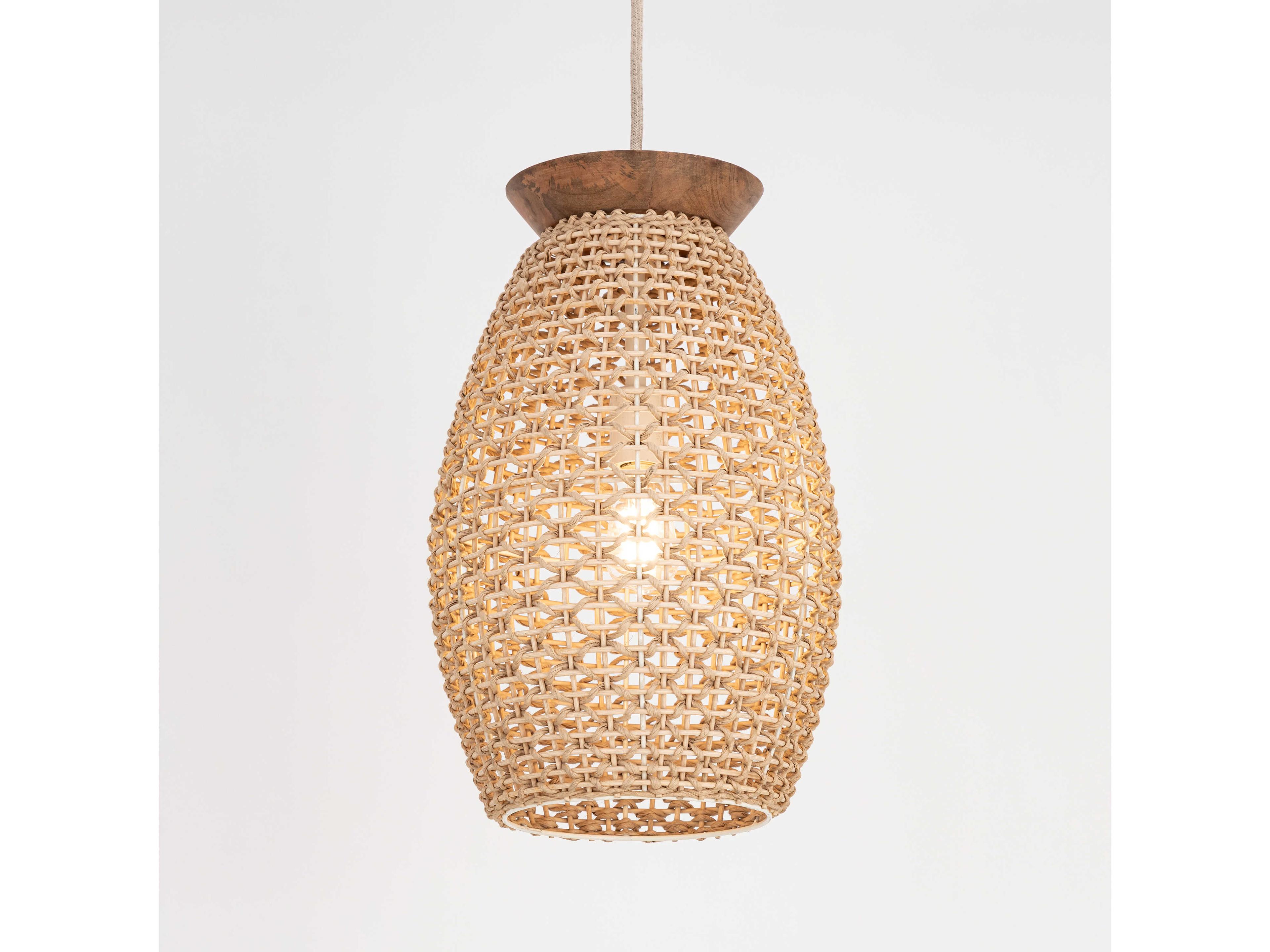 Maxim Lighting Cotswold 1-Light Walnut Brown Pendant