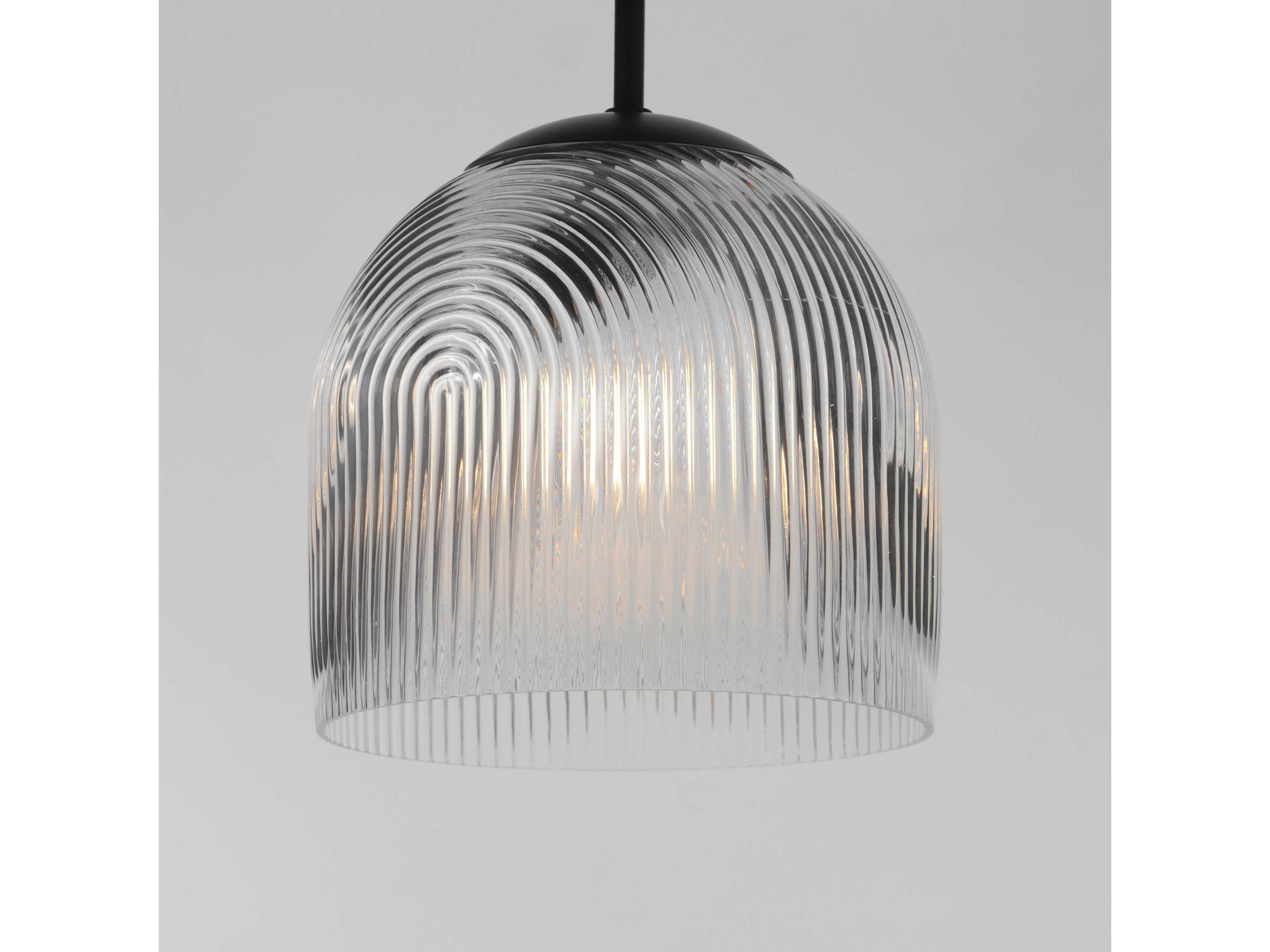 Maxim Lighting Dune 1-Light Black Mini Pendant