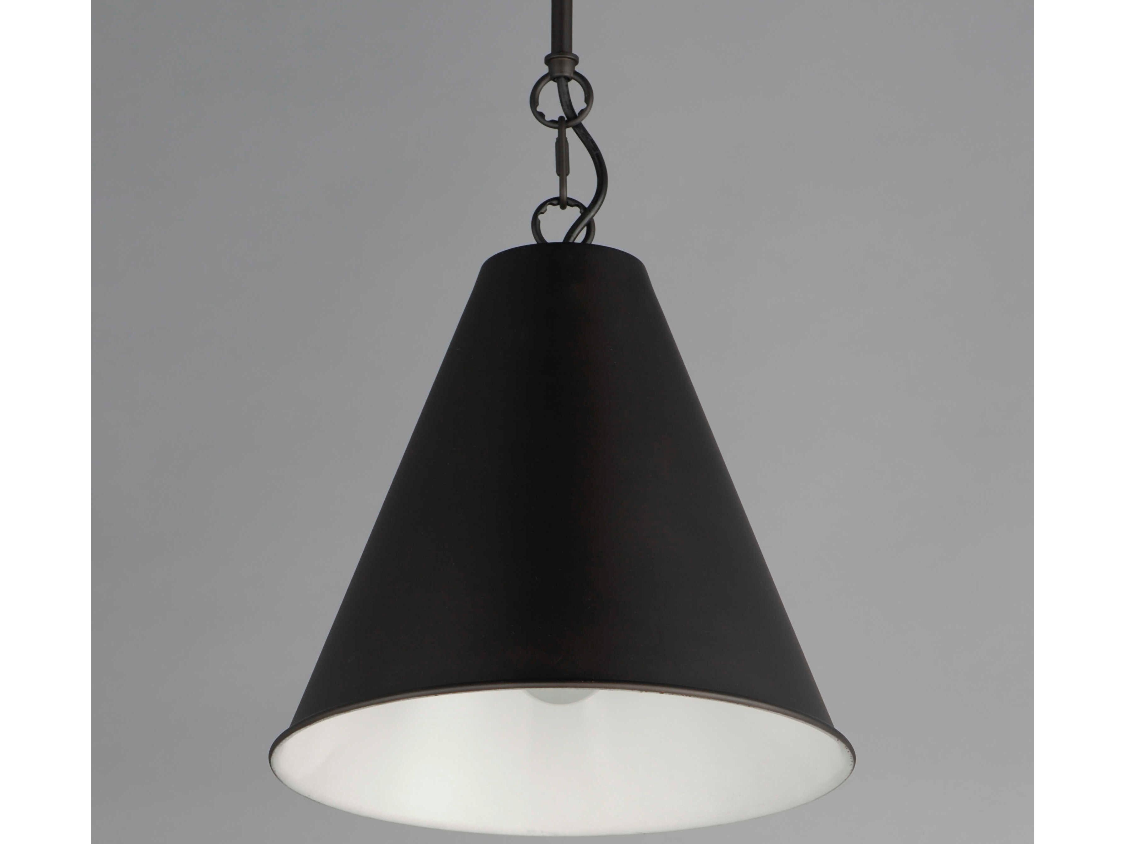 Maxim Lighting Veritas 1-Light Chestnut Bronze Mini Pendant